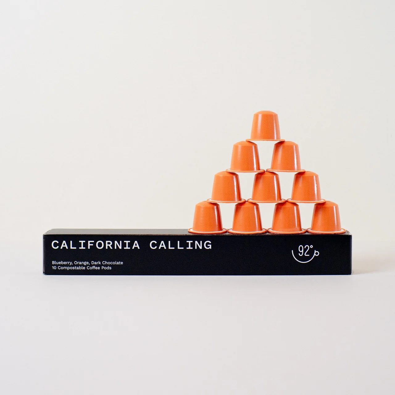 92 Degrees California Calling Compostable