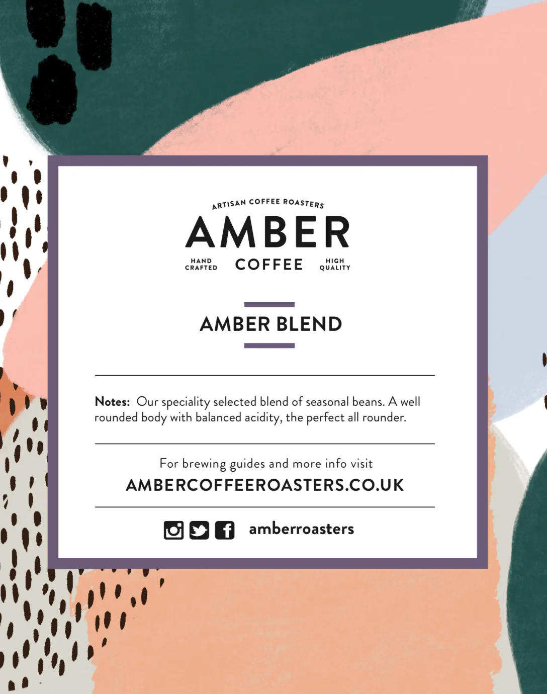 Amber Coffee Roasters Blend