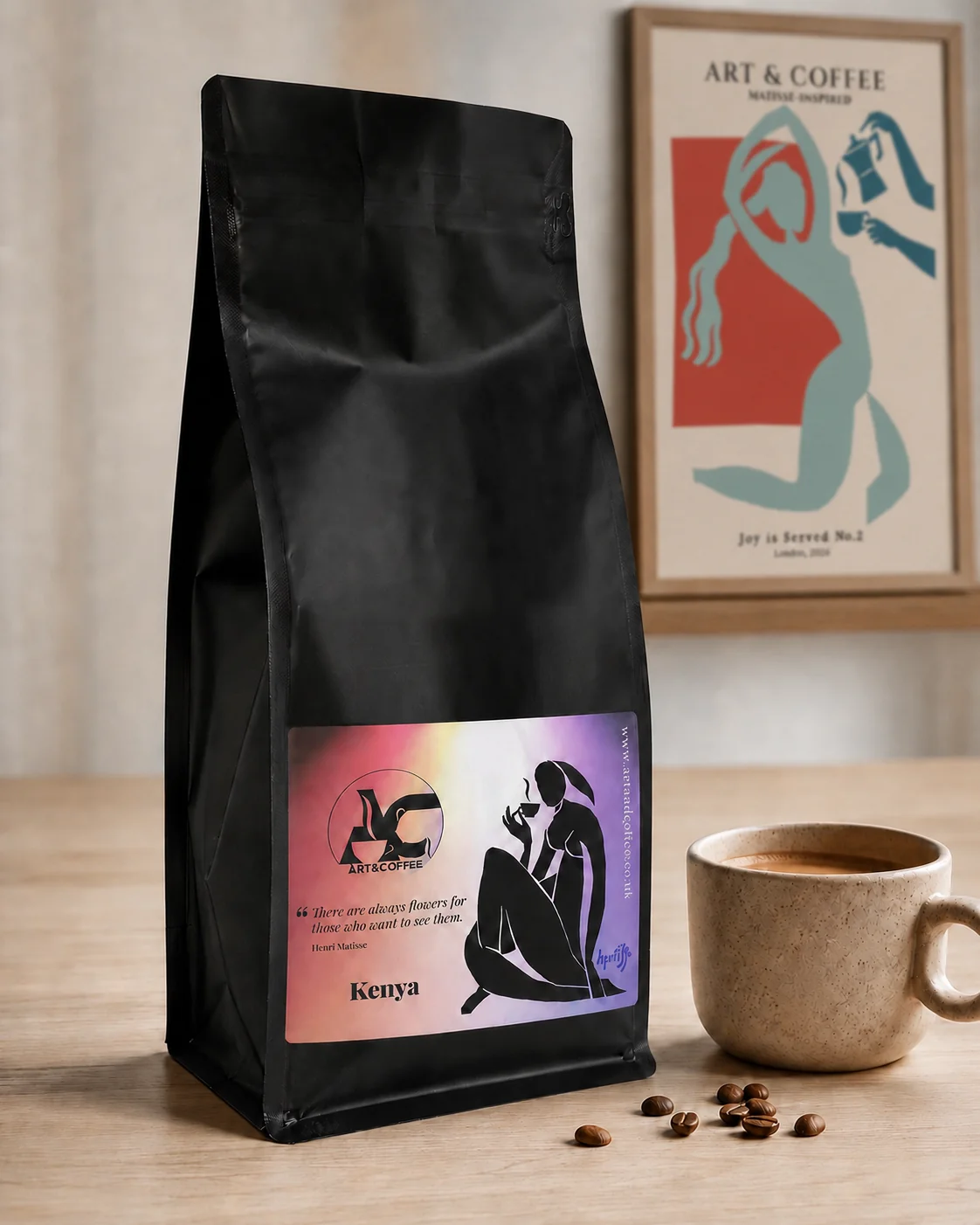 Art & Coffee Floral Symphony