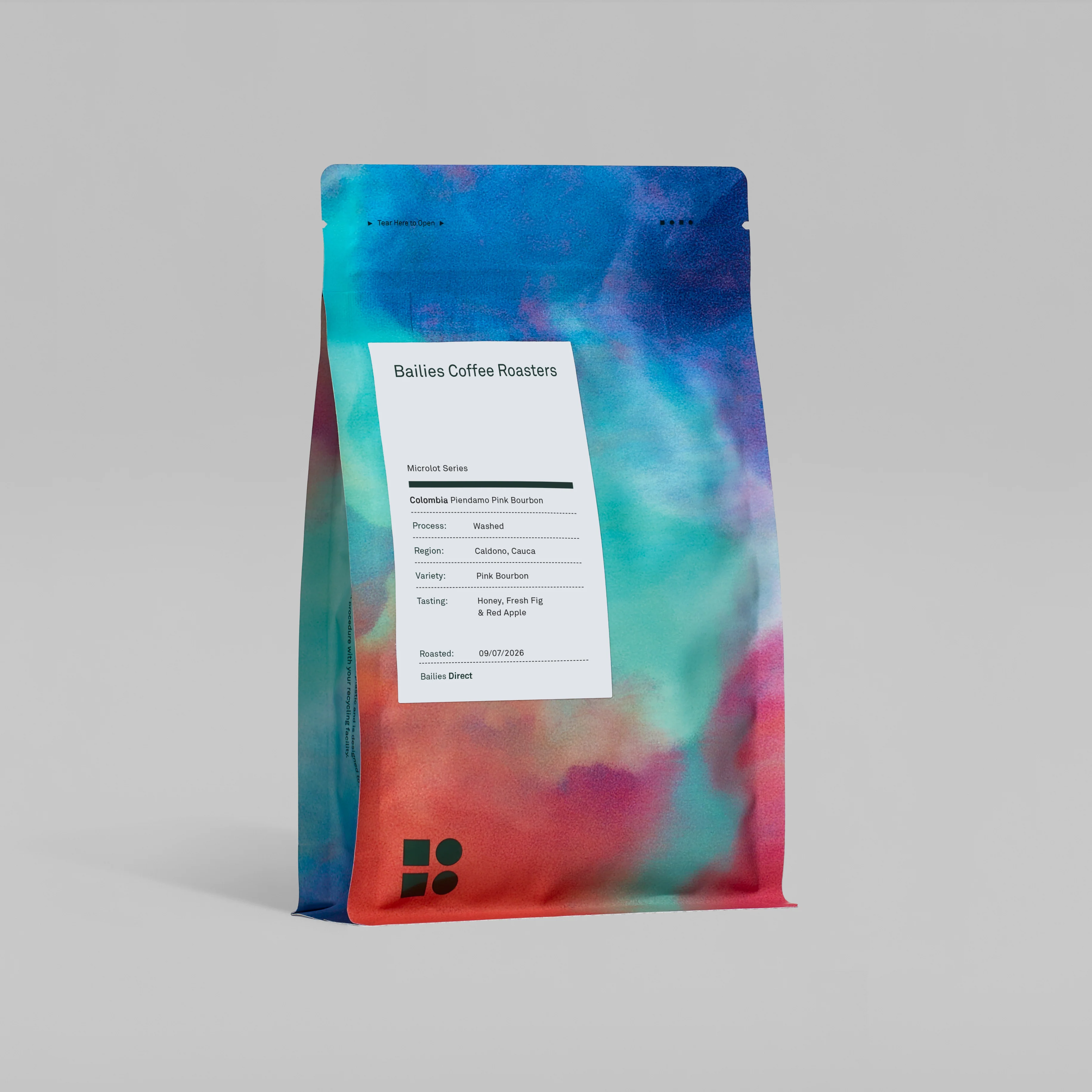 Bailies Coffee Colombia Piendamo Pink Bourbon Washed Microlot