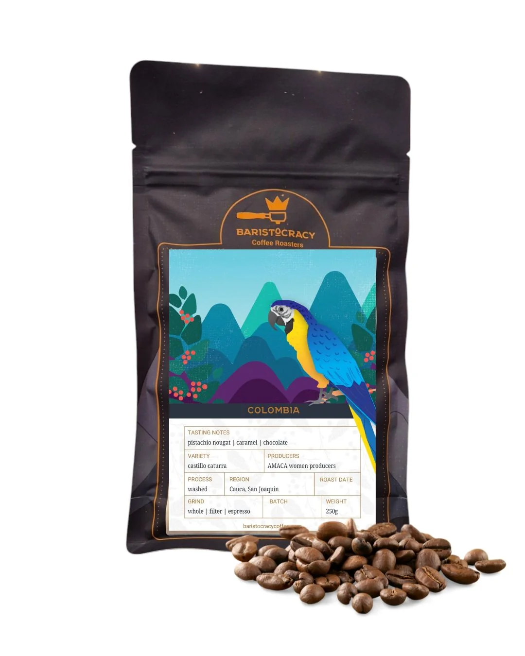 Baristocracy Coffee Colombia