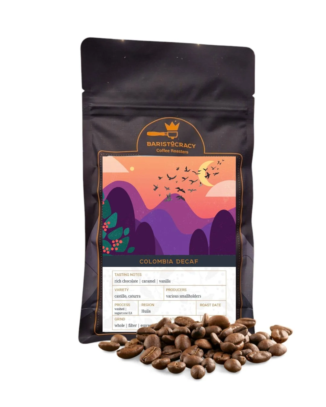 Baristocracy Coffee Decaf Colombia