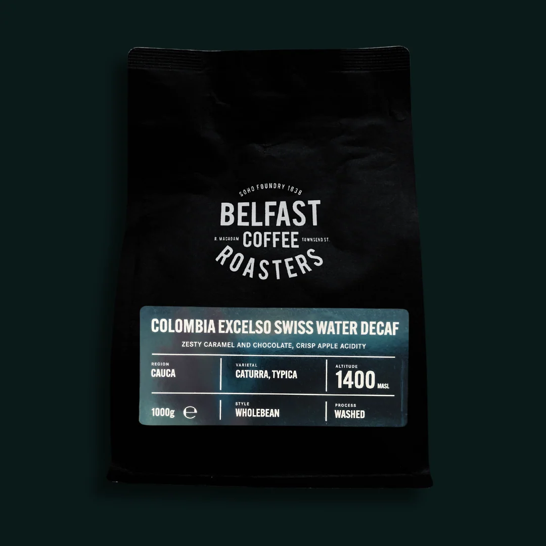 Belfast Coffee Roaster Colombia Swiss Water Decaff