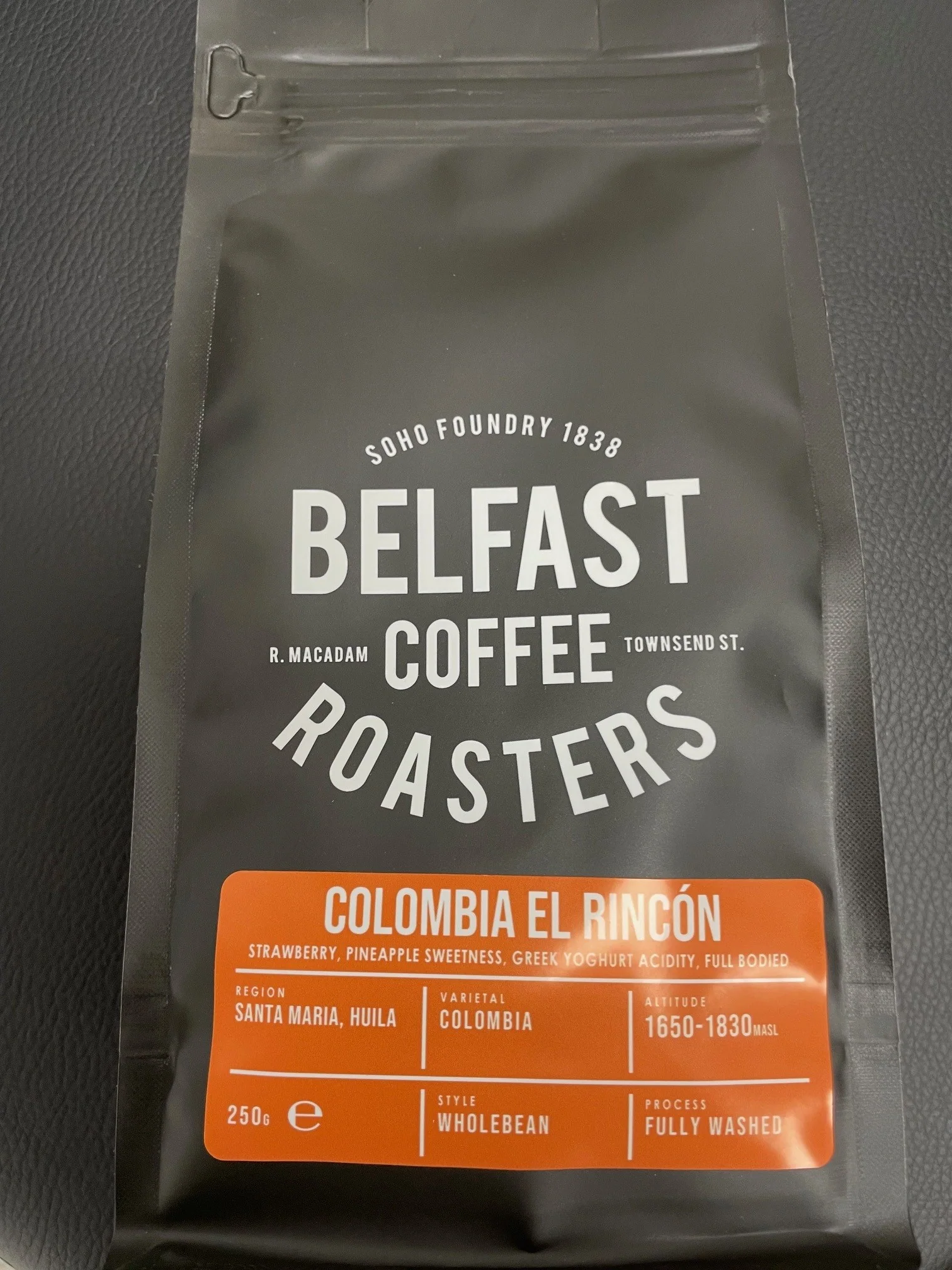 Belfast Coffee Roaster Colombia El Rincon