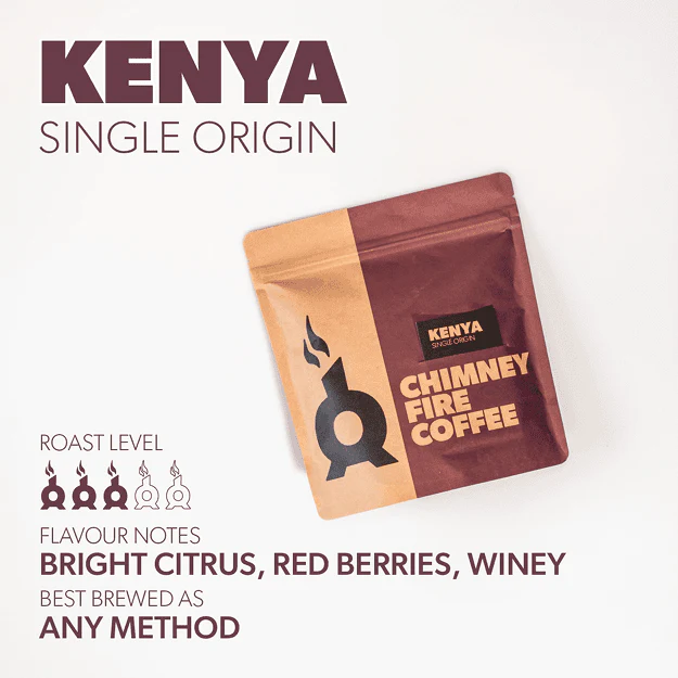 Chimney Fire Coffee Kenya Ngoe Ab