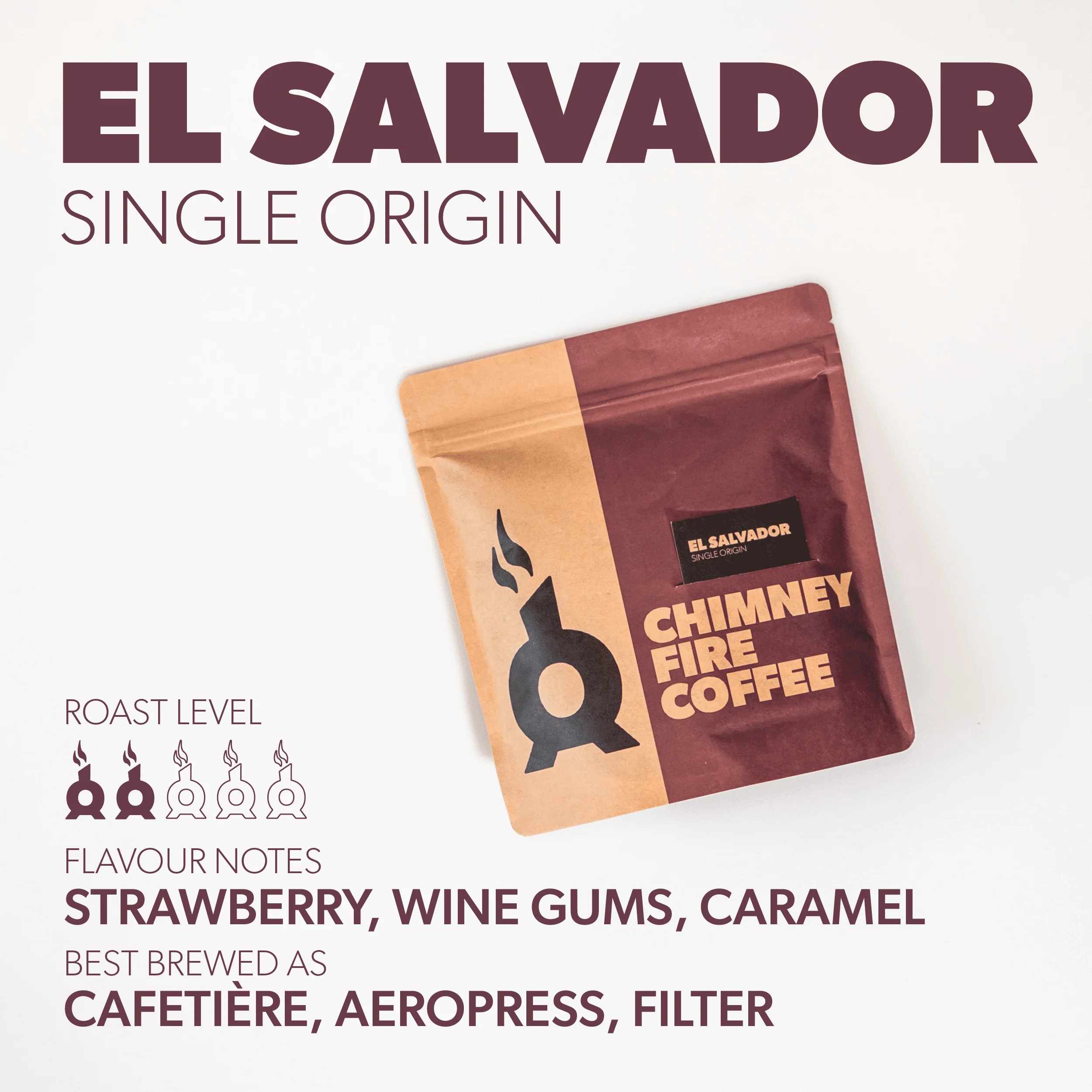 Chimney Fire Coffee El Salvador El Cipres