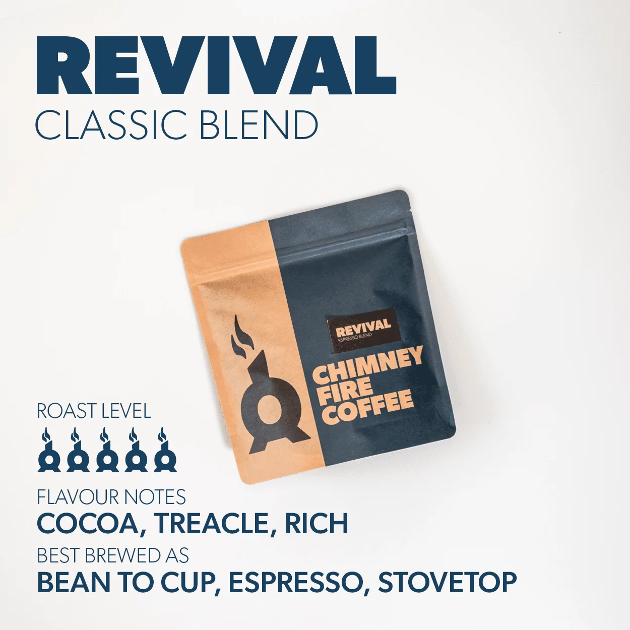 Chimney Fire Coffee Revival Classic Blend