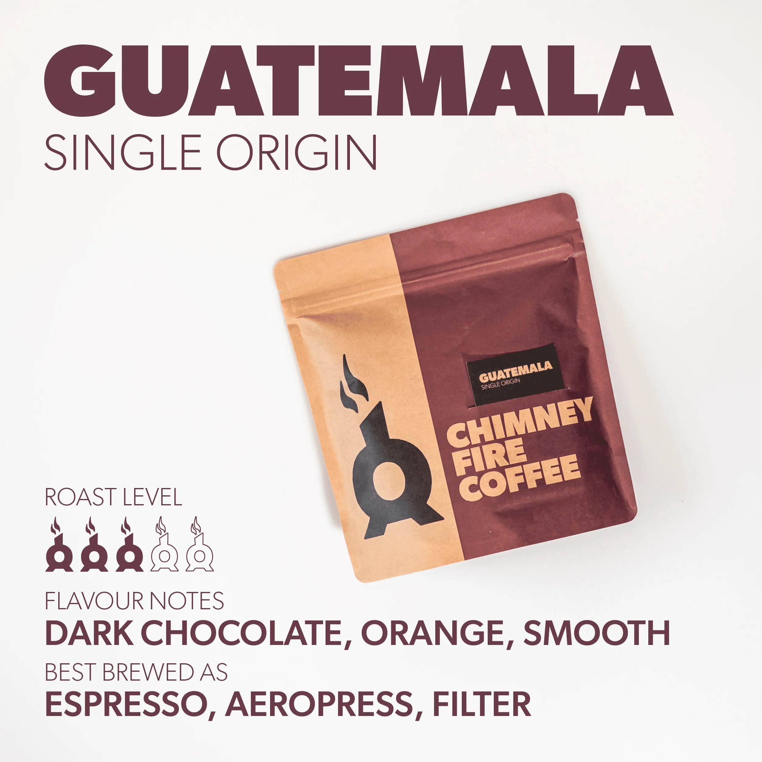 Chimney Fire Coffee Guatemala Finca Medina