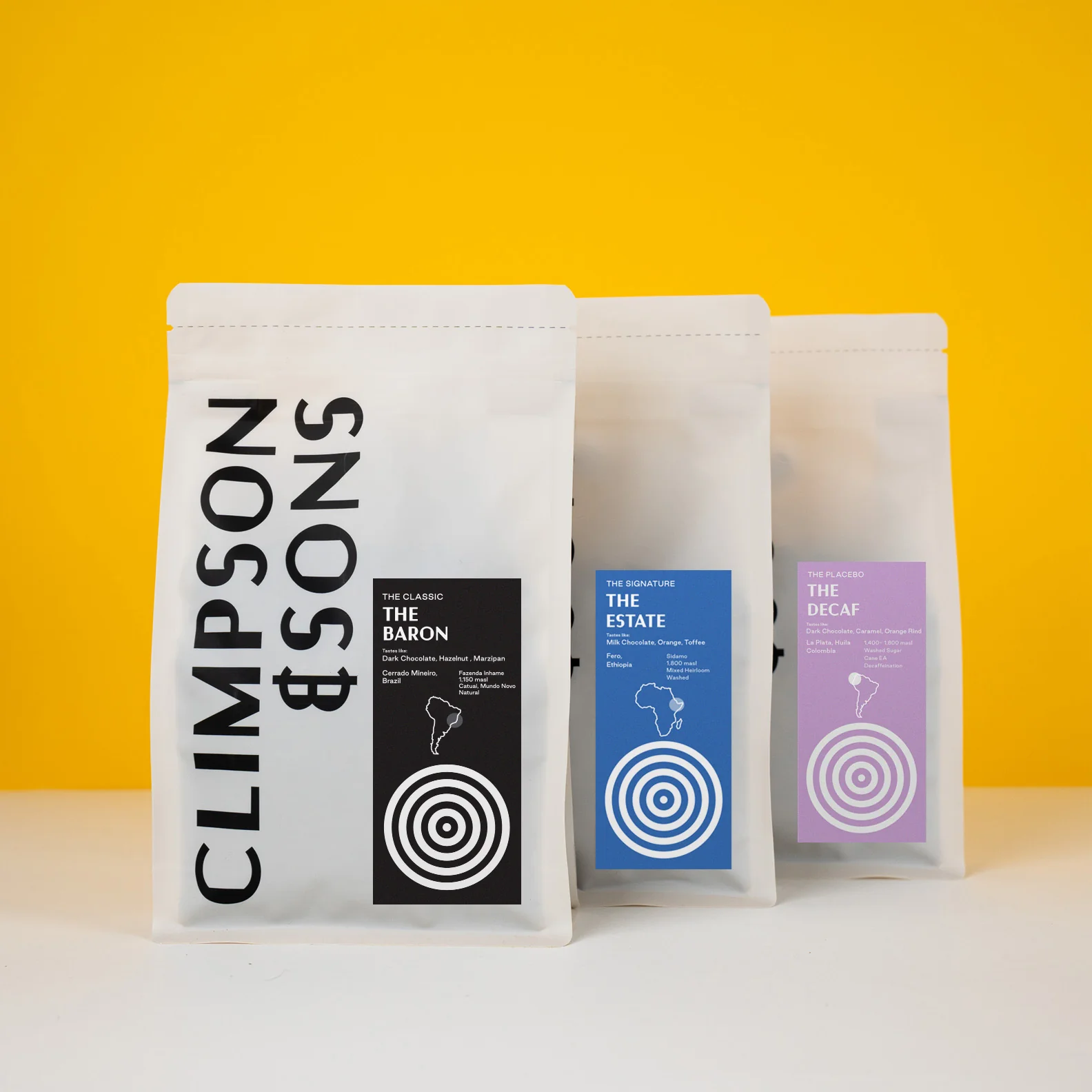 Climpson & Sons Sampler Pack: Decaf and Recaf