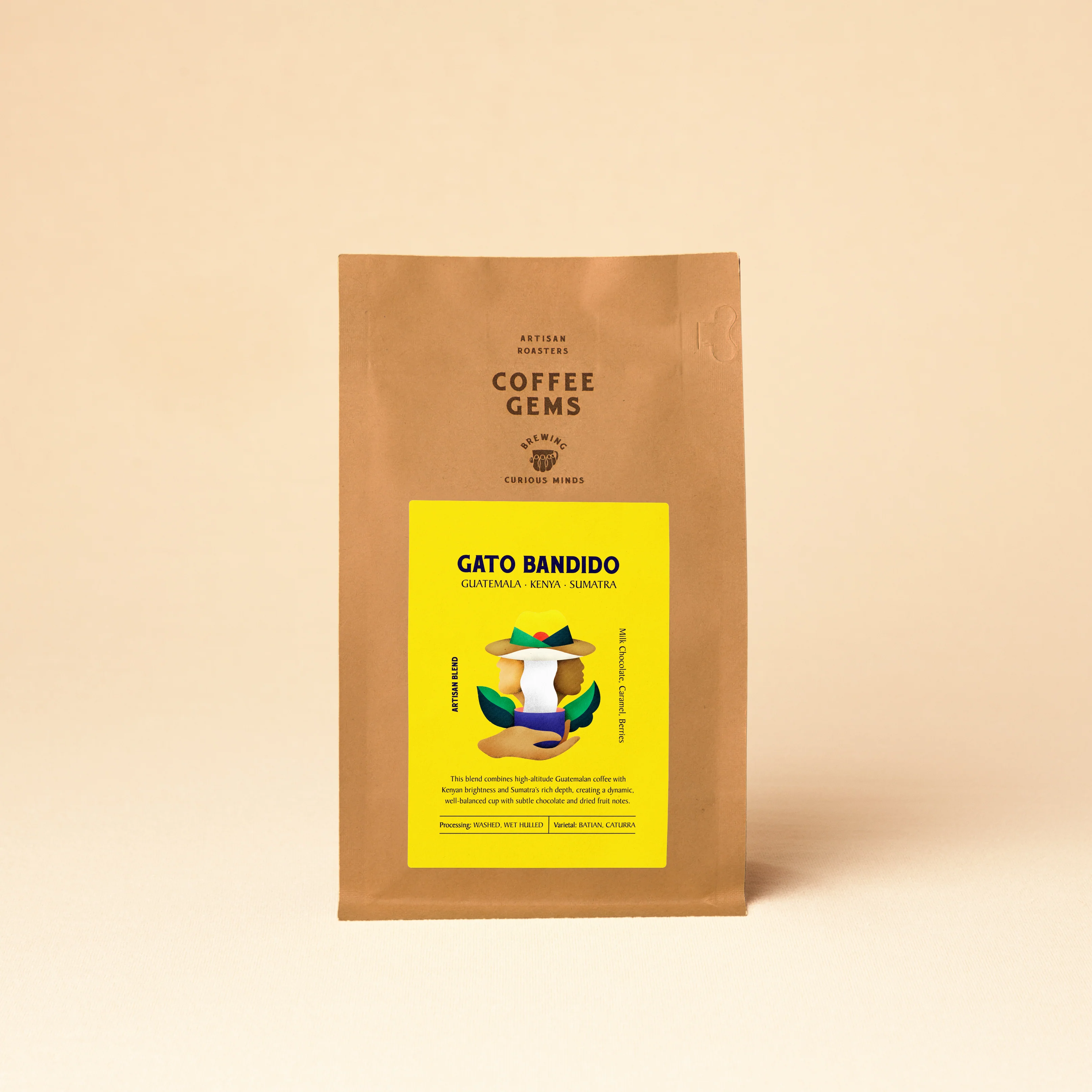 Coffee Gems Gato Bandido