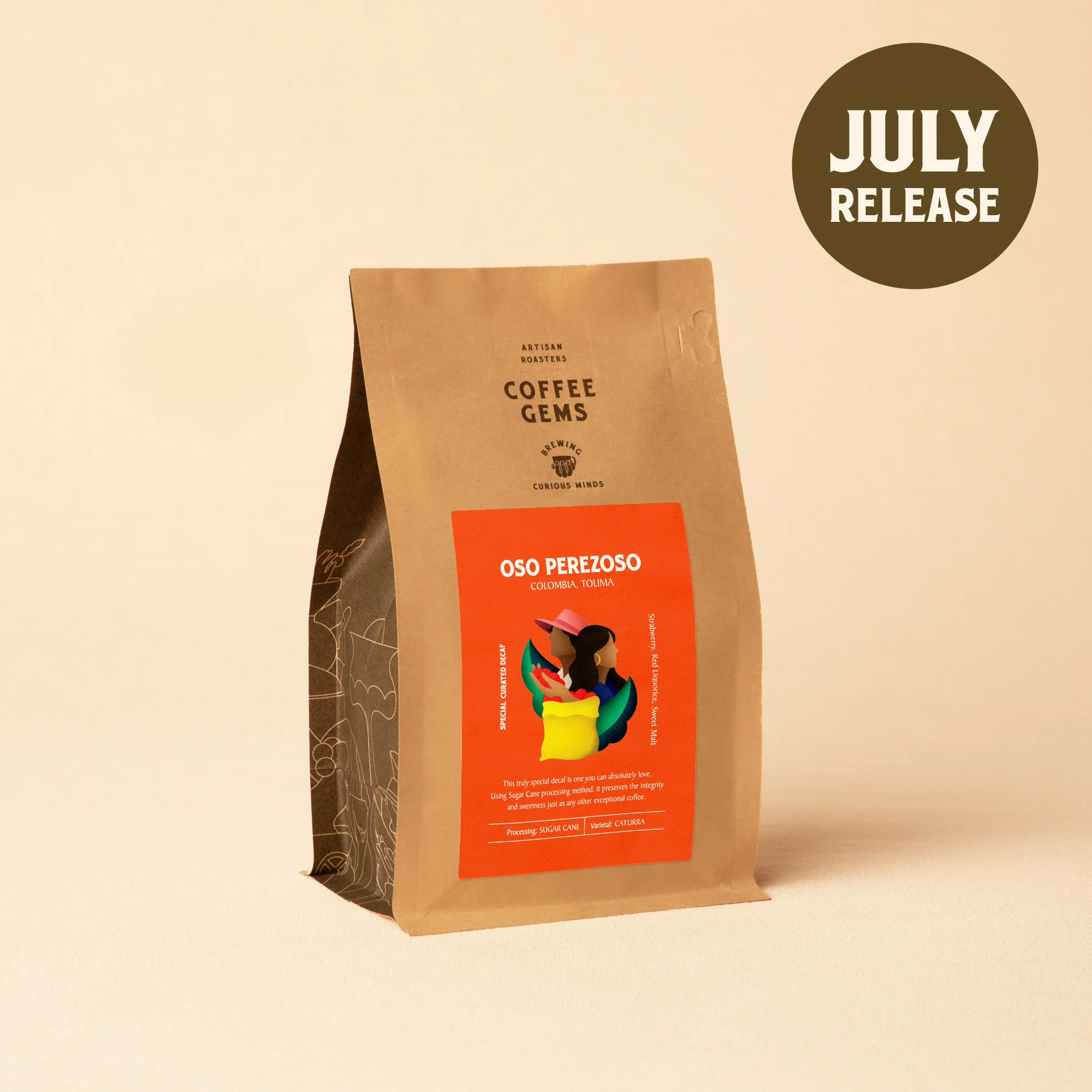 Coffee Gems Oso Perezoso