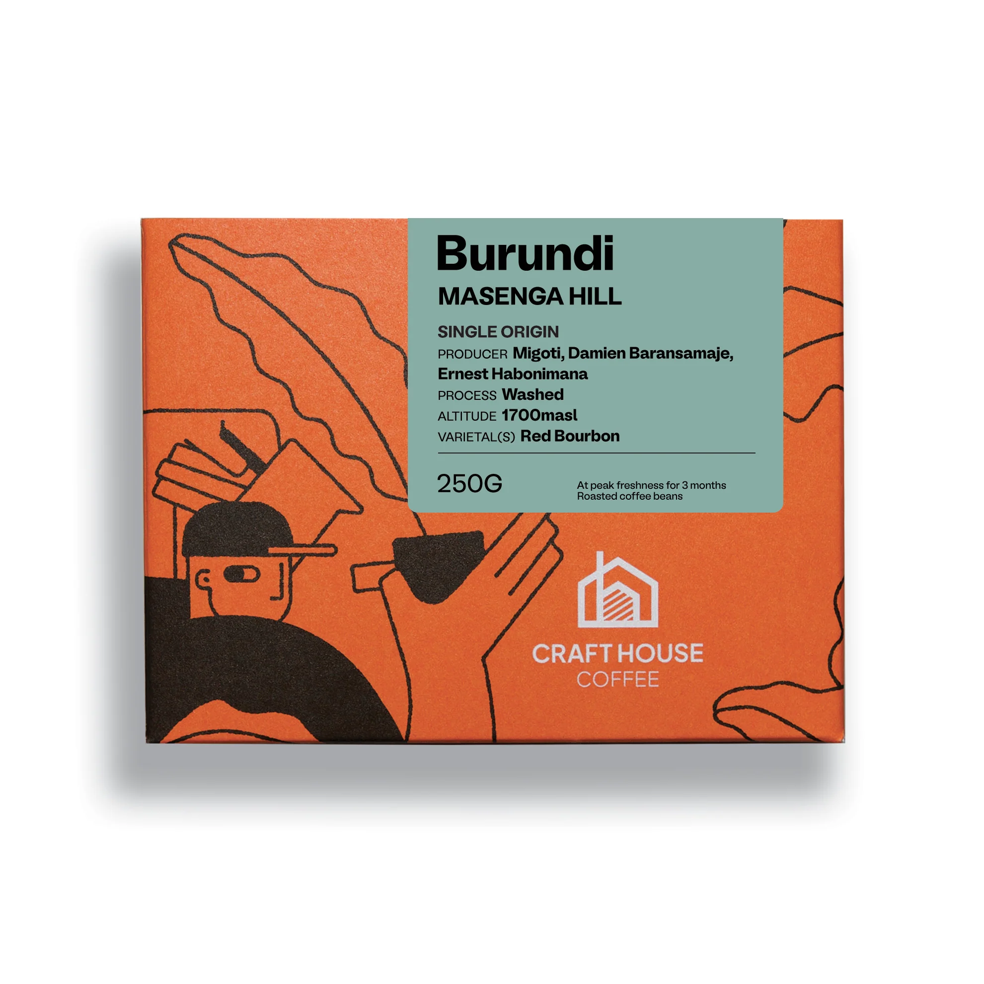 Craft House Coffee Burundi Masenga Hill