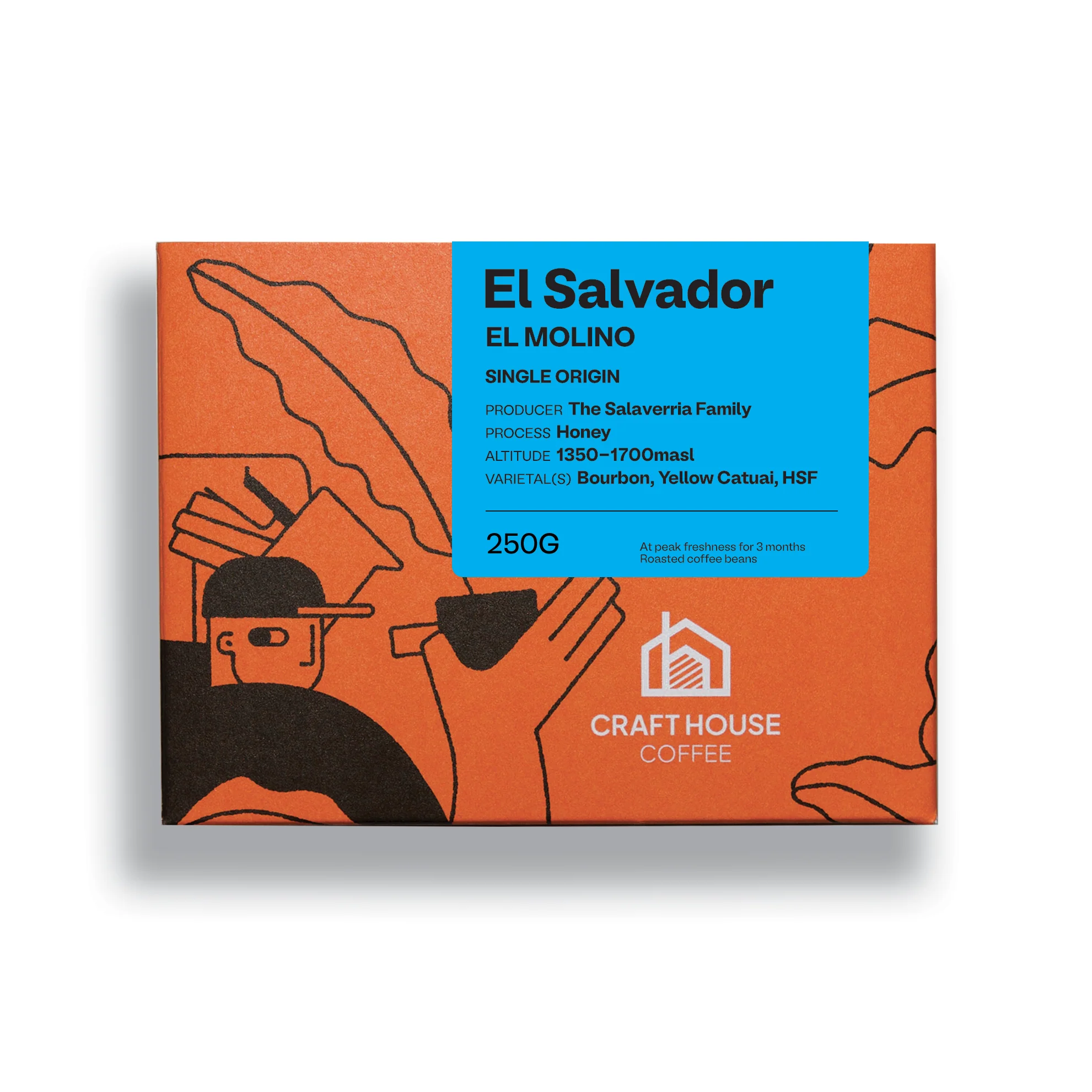 Craft House Coffee El Salvador El Molino