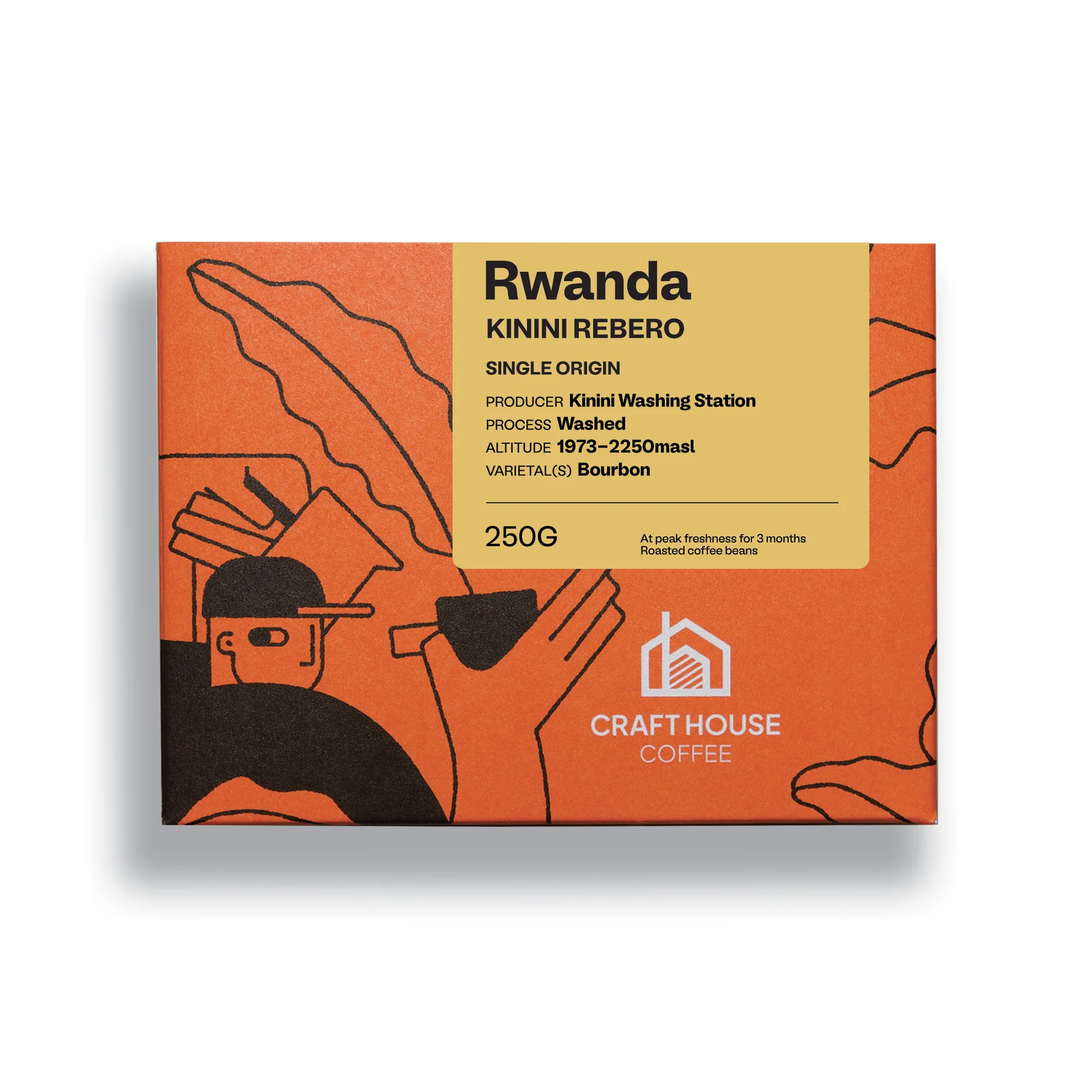 Craft House Coffee Rwanda Kinini Rebero