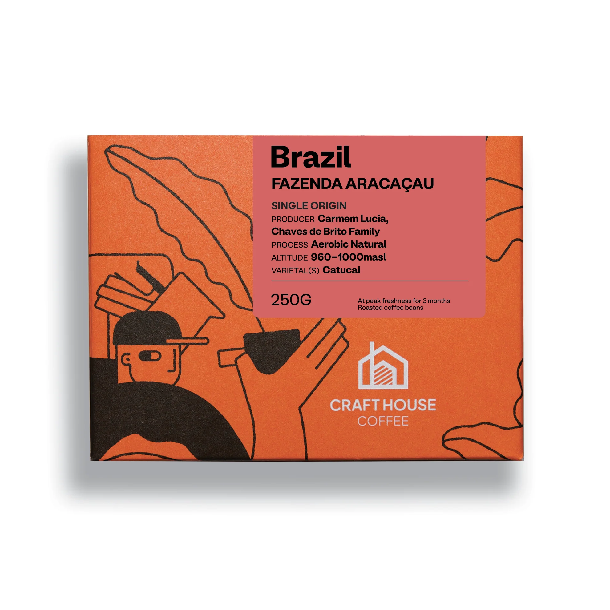 Craft House Coffee Brazil Fazenda Aracacu