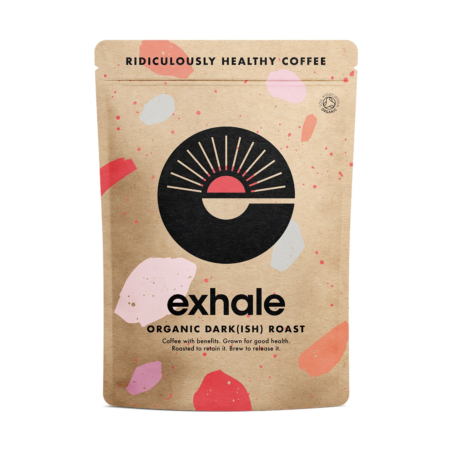 Exhale Healthy Coffee Organic Dark Roast
