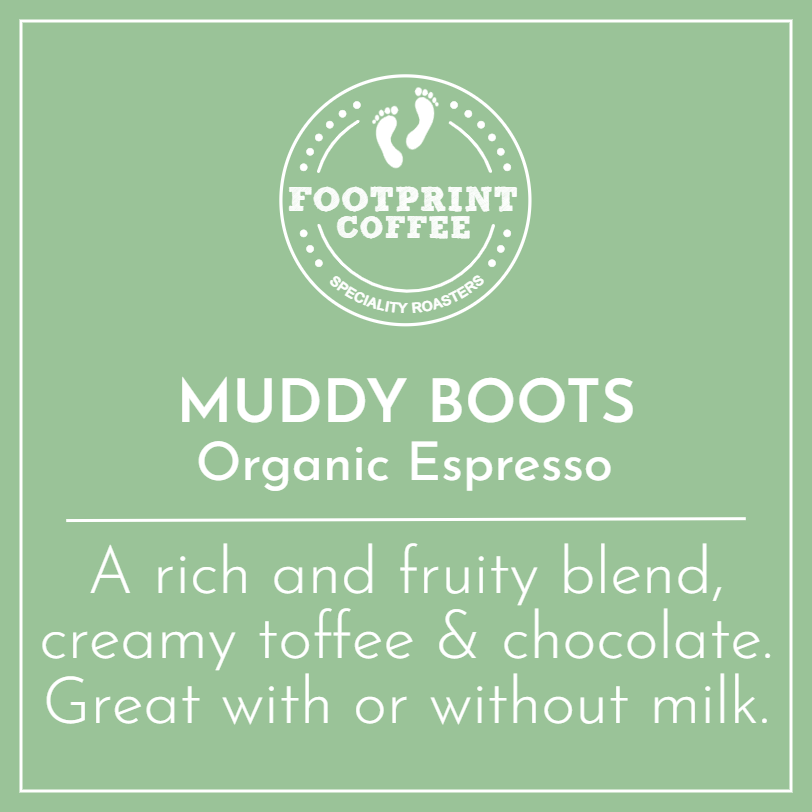 Footprint Coffee Muddy Boots