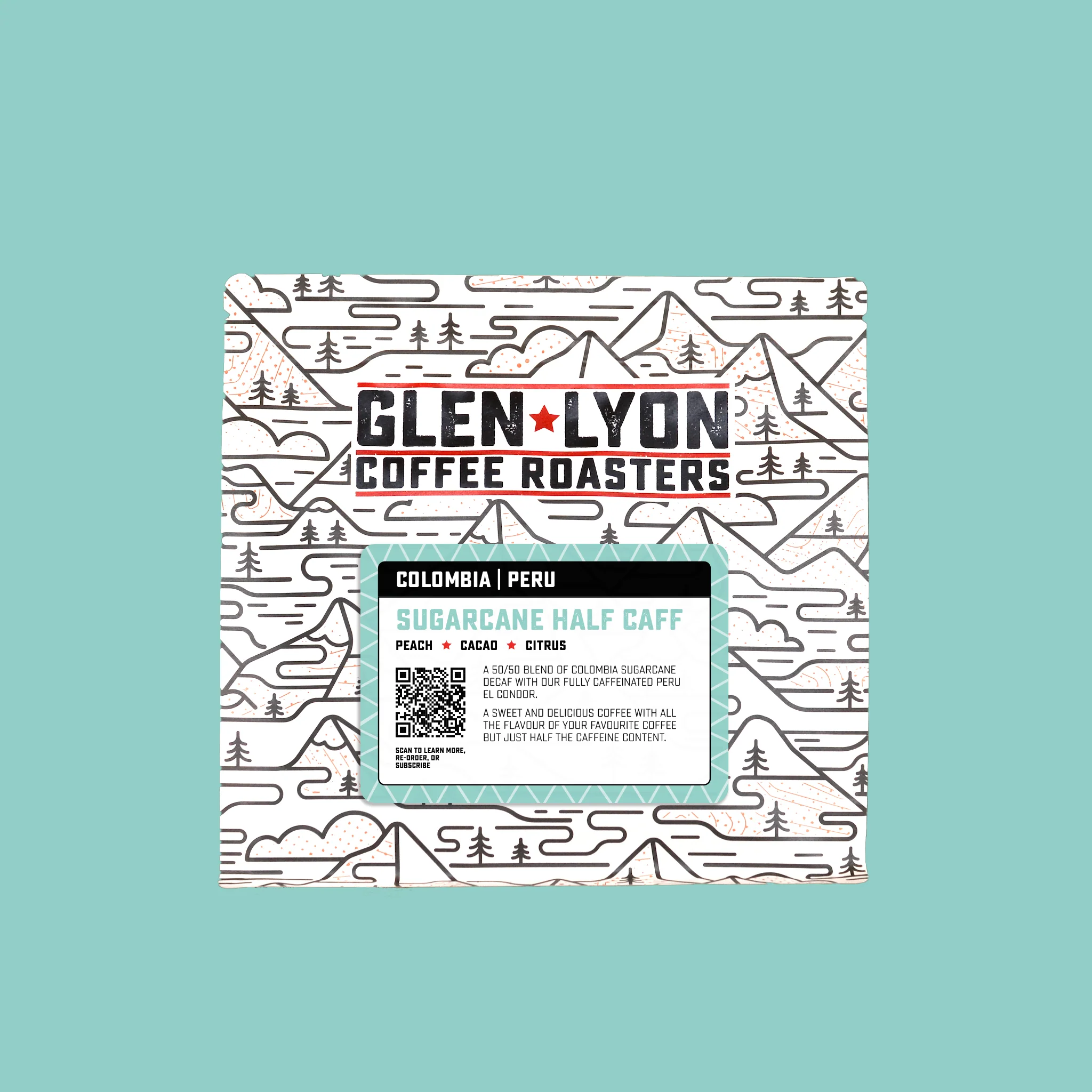 Glen Lyon Coffee Roasters Sugarcane Half Caff