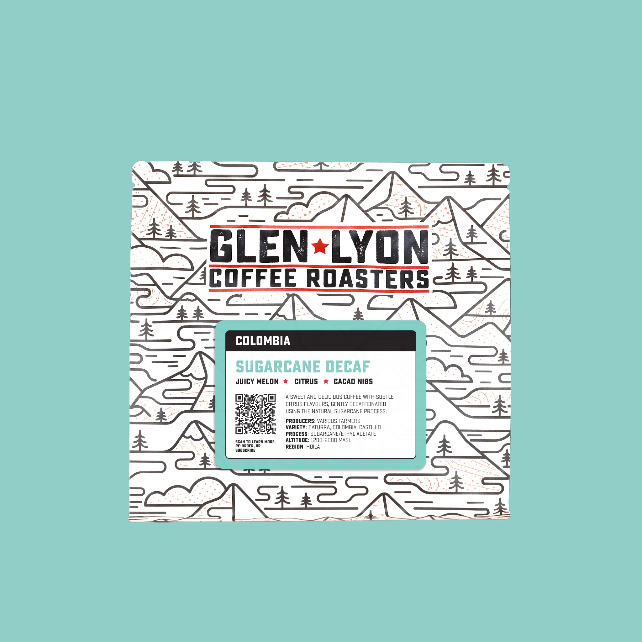 Glen Lyon Coffee Roasters Colombia Sugarcane Decaf