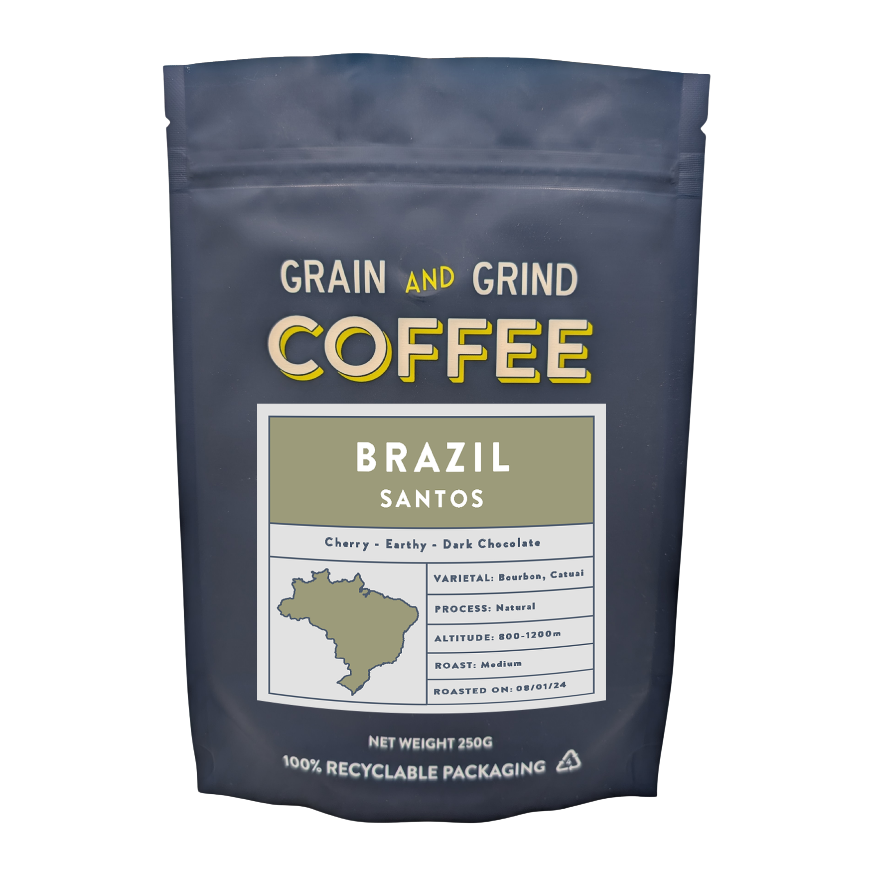 Grain and Grind Brazil Santos