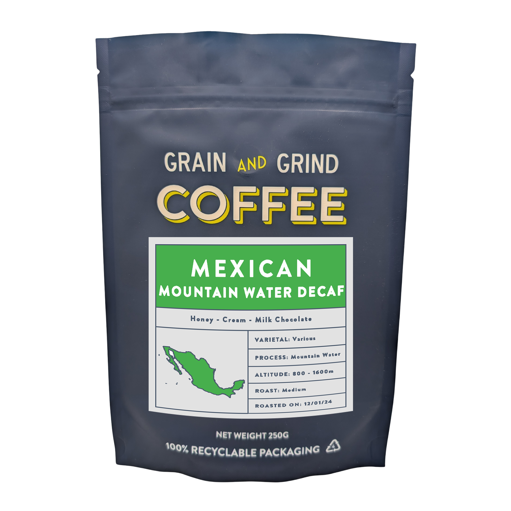 Grain and Grind Mexican Mountain Water Decaf