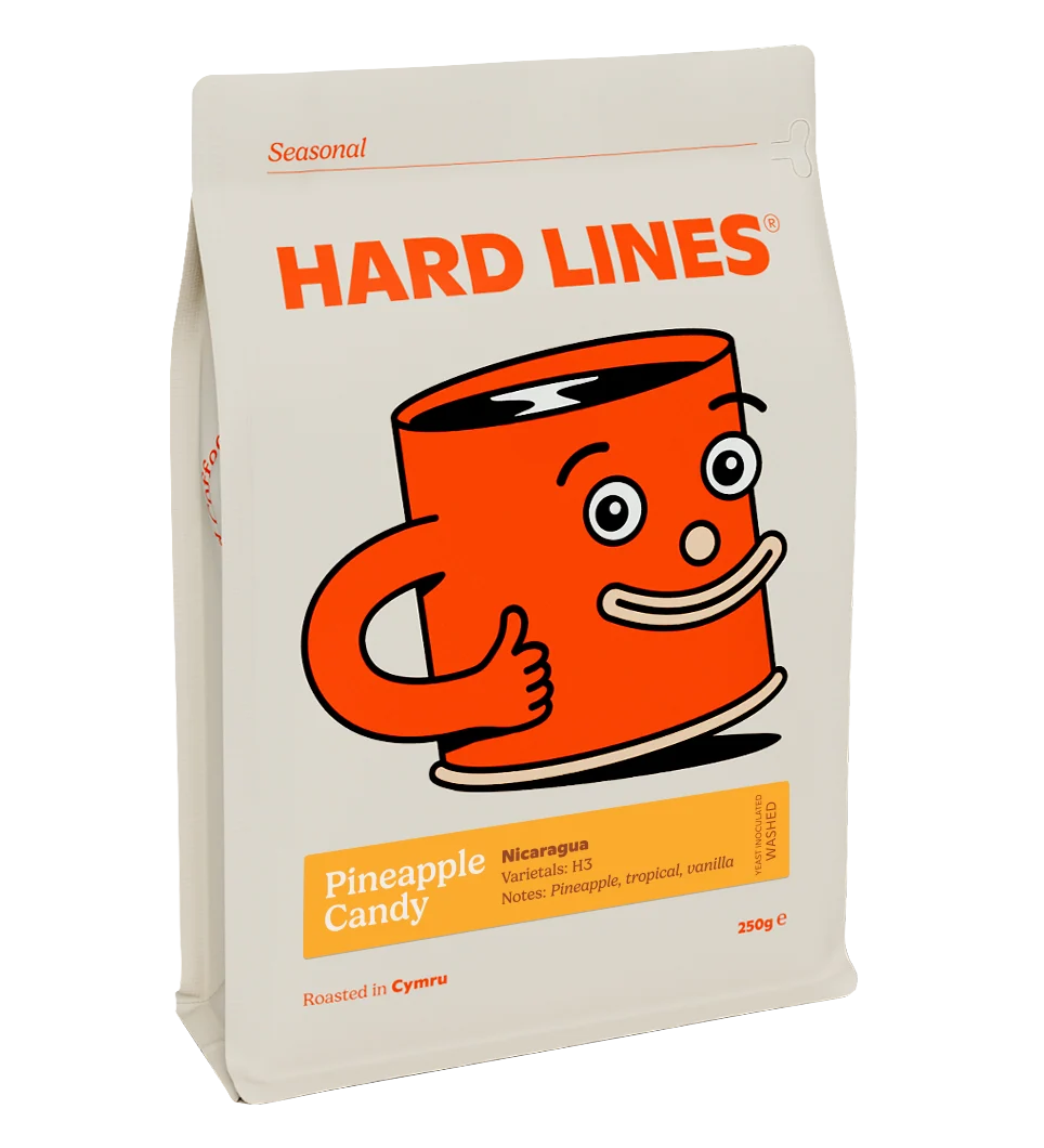 Hard Lines Coffee Nicaragua Pineapple Candy