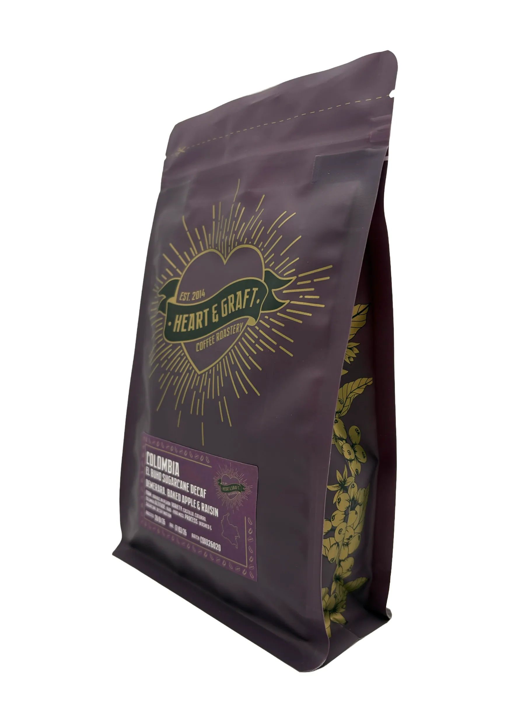 Heart & Graft Colombia El Buho Sugarcane Decaff