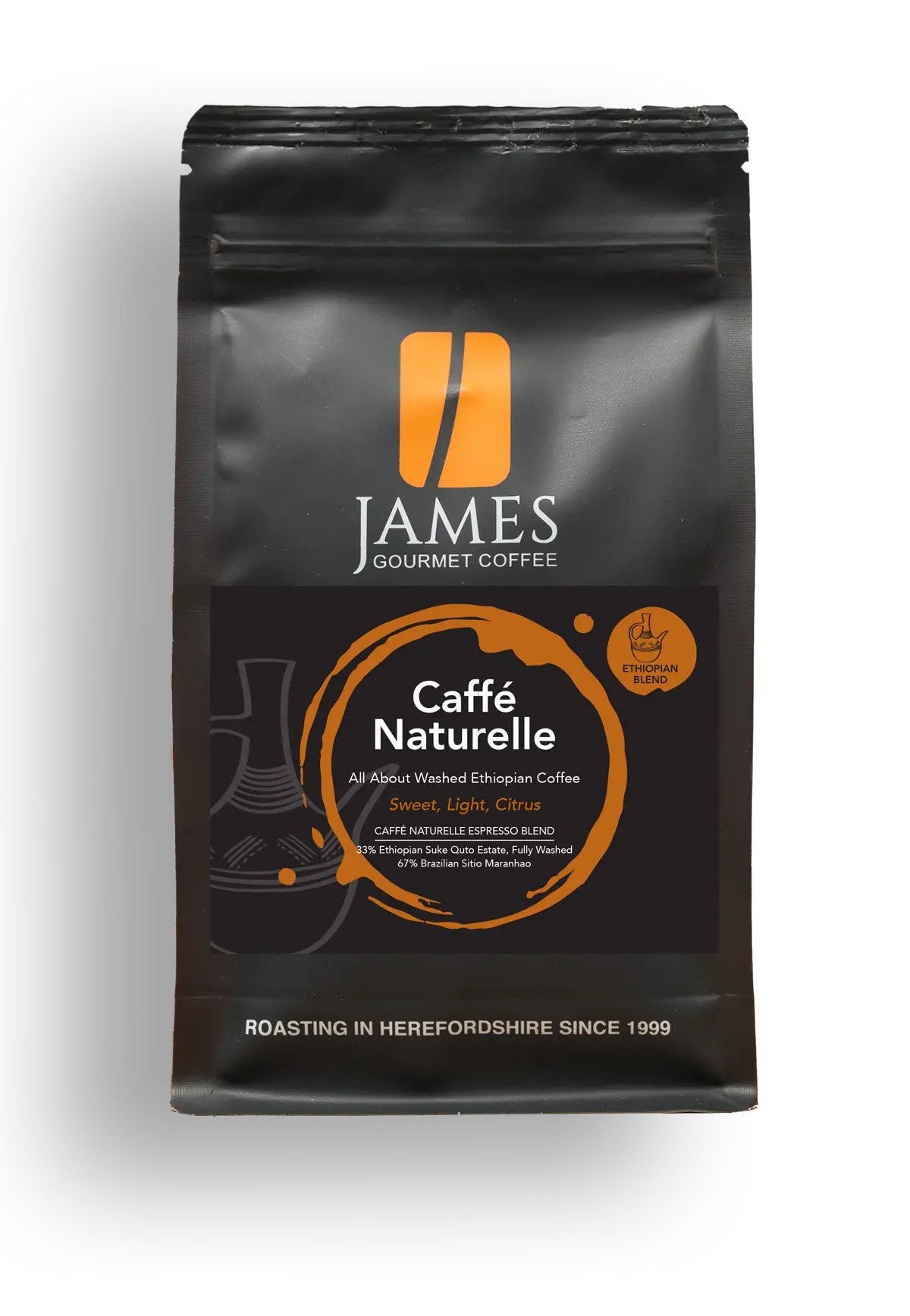 James Gourmet Coffee Caffe’ Naturelle Espresso