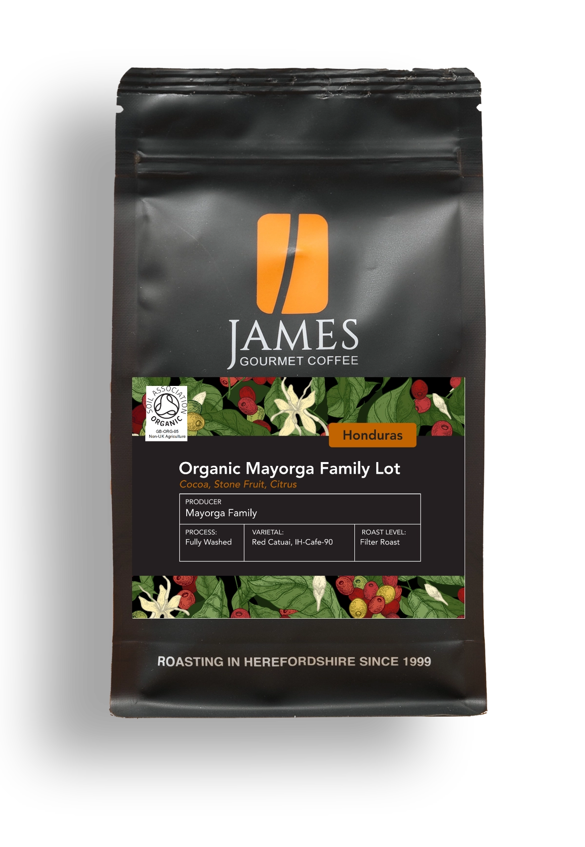 James Gourmet Coffee ORGANIC Honduras Mayorga Family Lot