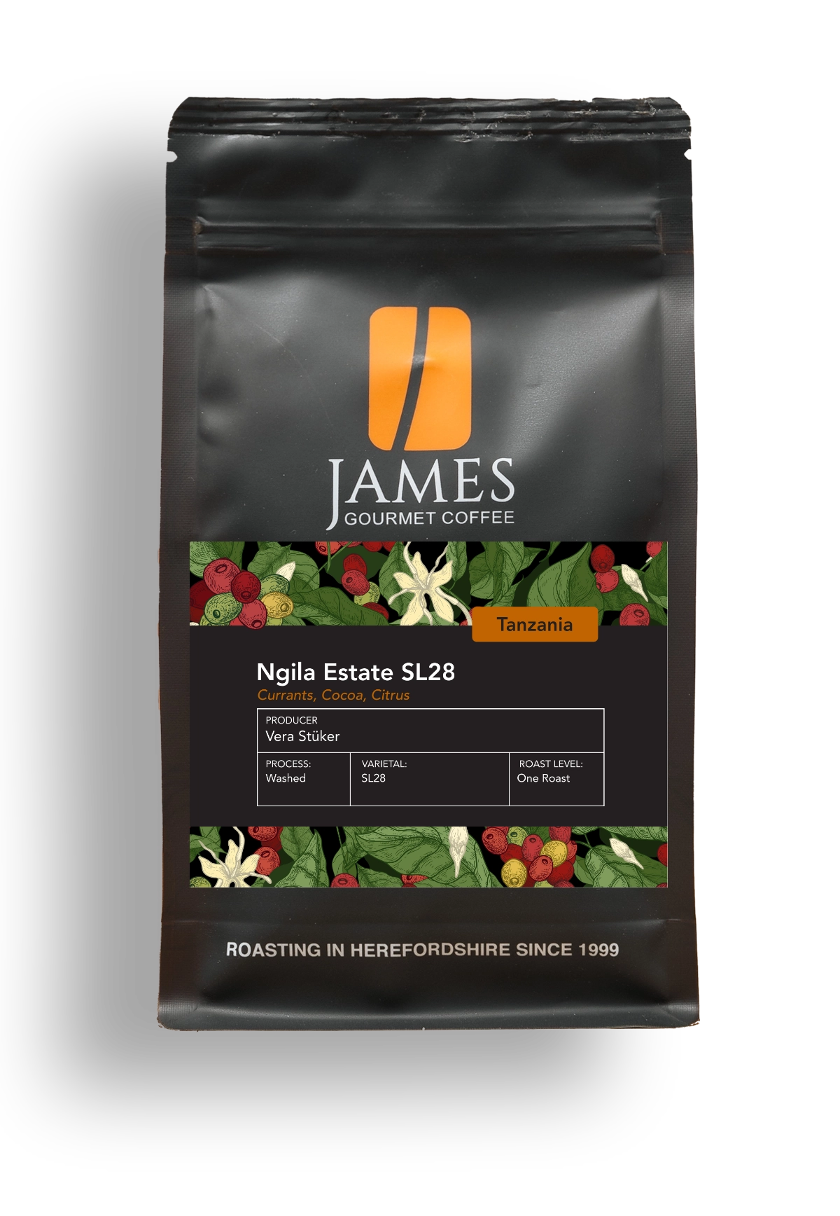 James Gourmet Coffee Tanzania Ngila Estate SL28