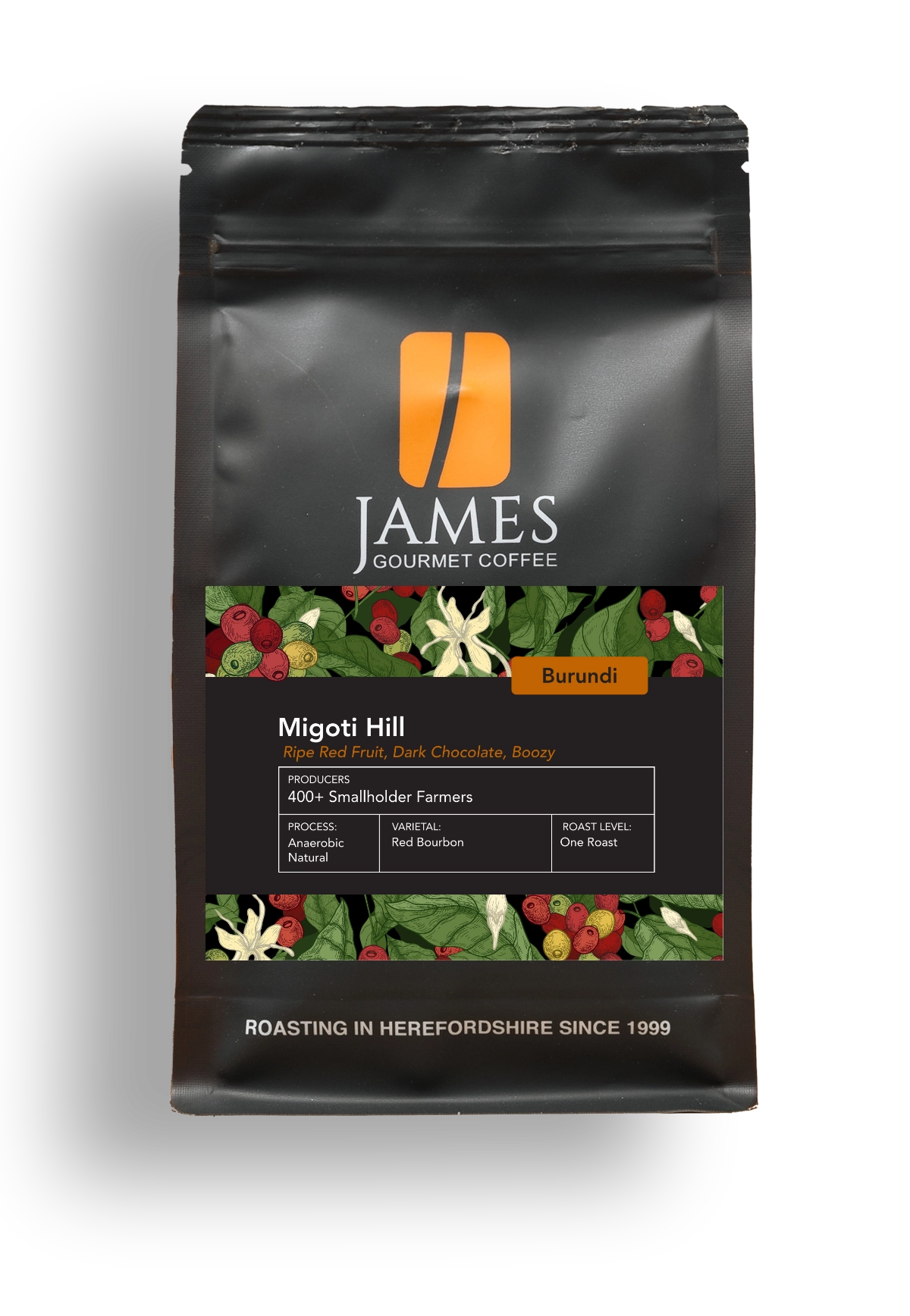 James Gourmet Coffee Burundi Migoti Hill Anaerobic