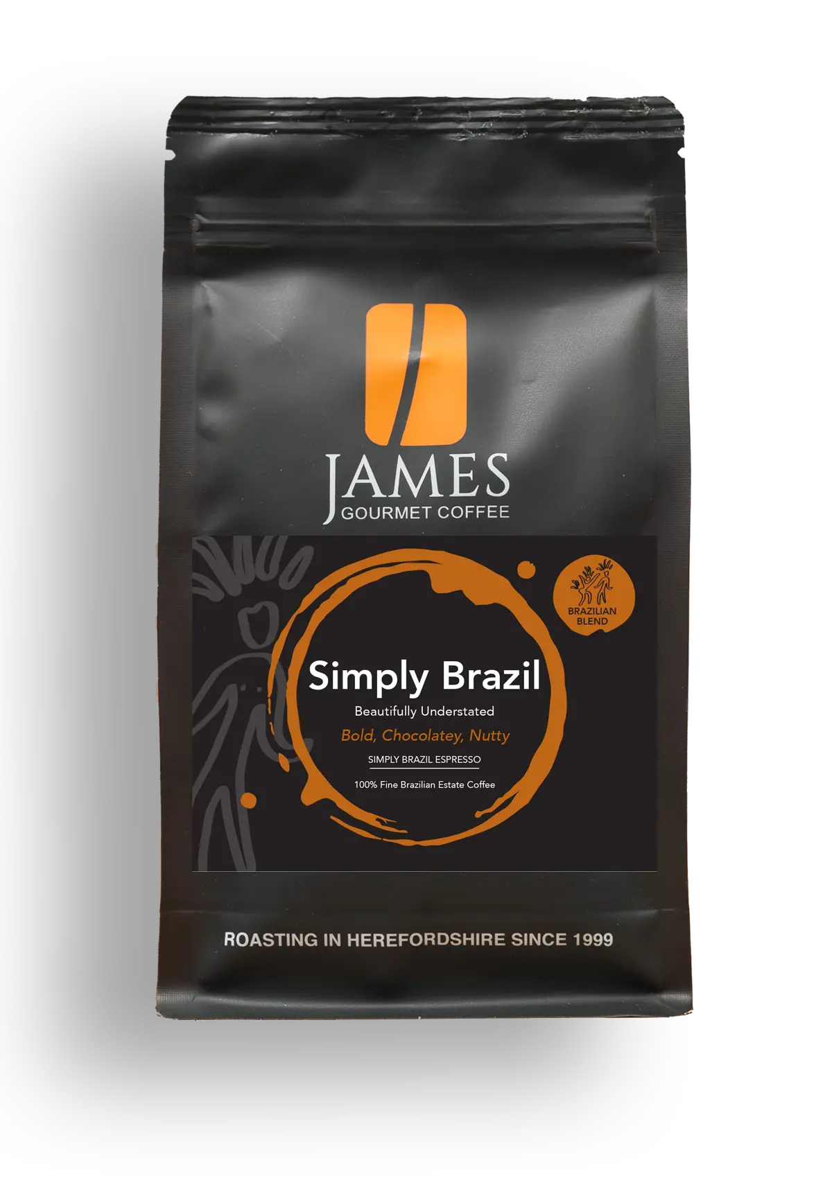 James Gourmet Coffee Simply Brazil Espresso