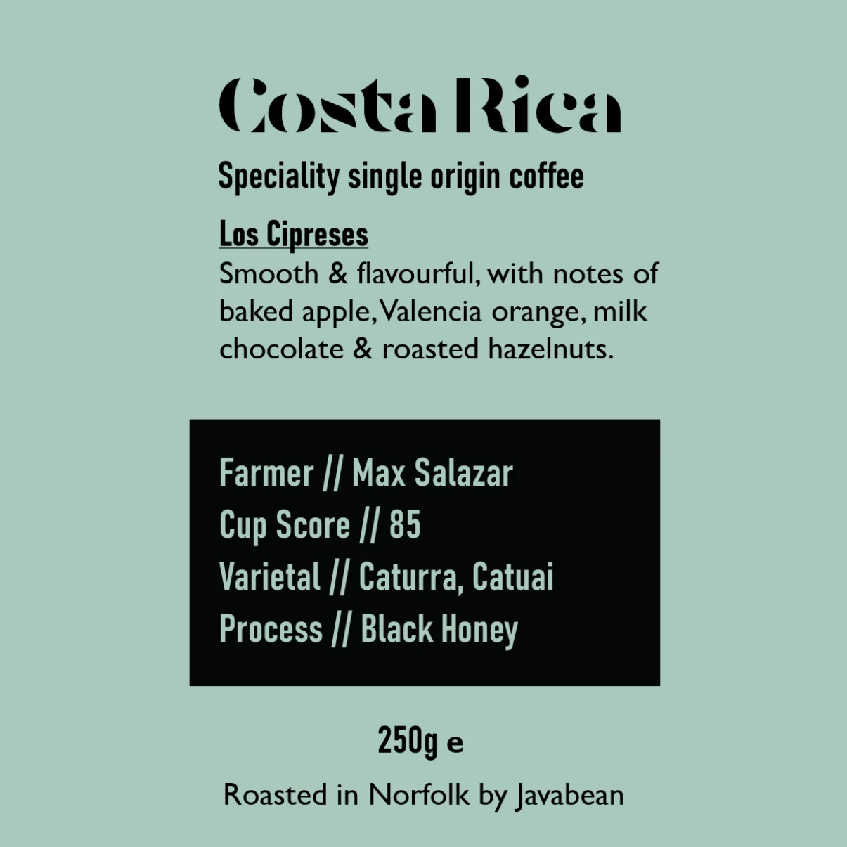 Javabean Costa Rica Los Cipreses