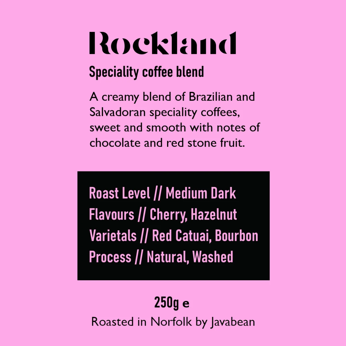 Javabean Rockland Espresso Blend