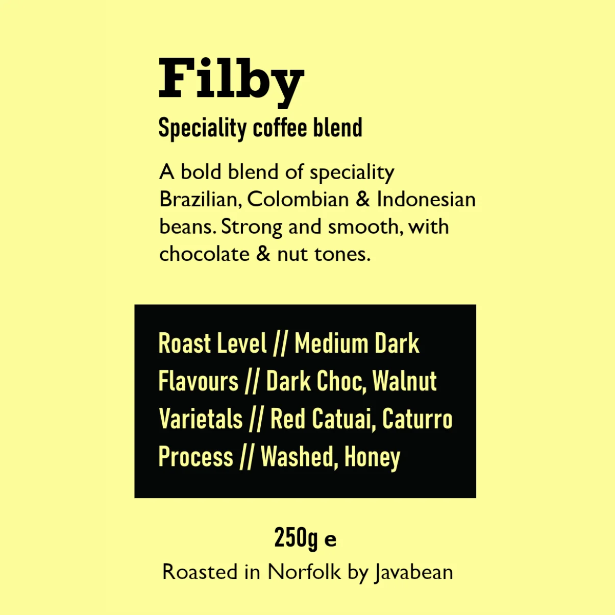 Javabean Filby Espresso Blend