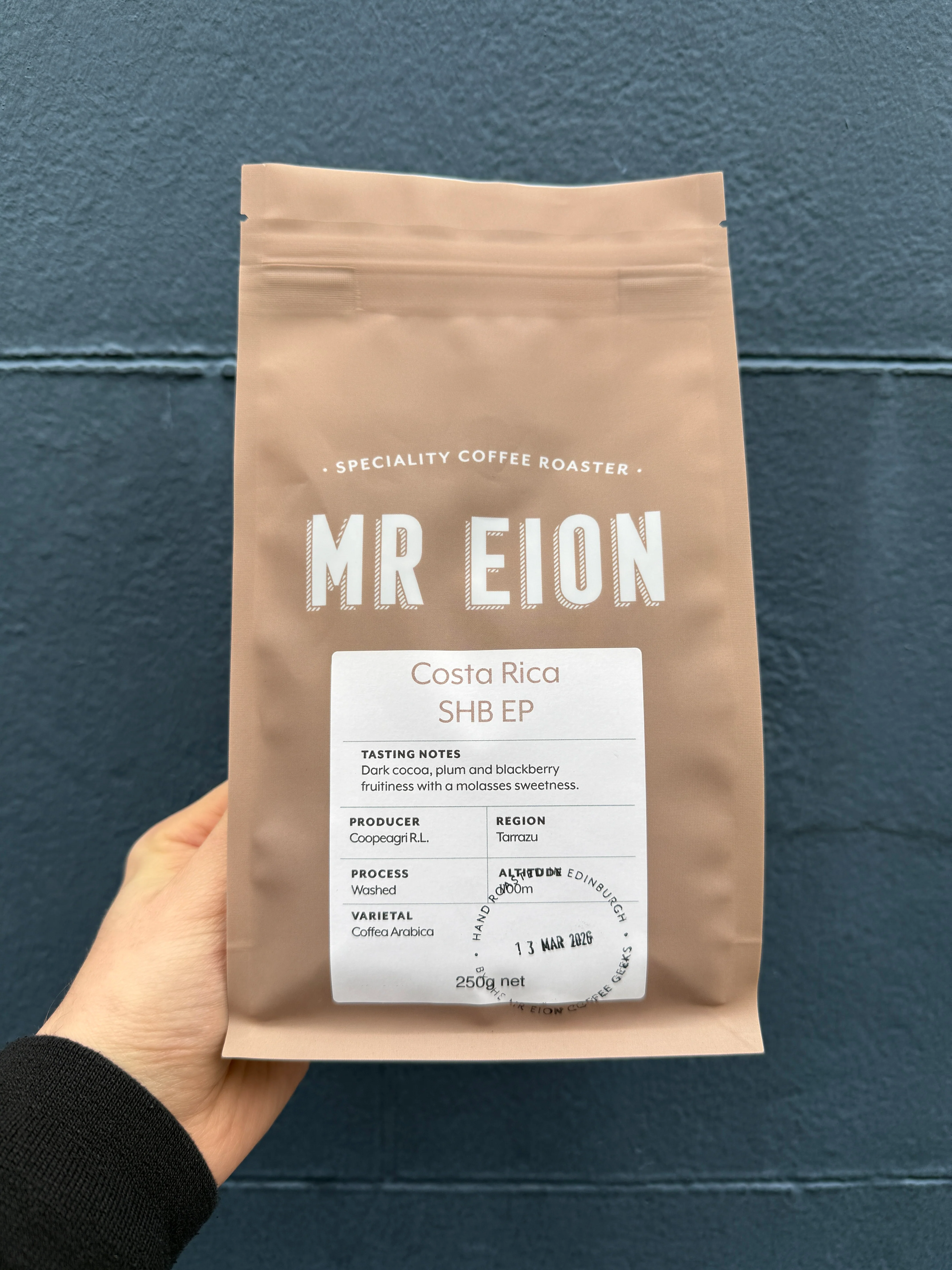 Mr Eion Coffee Roaster Costa Rica SHB EP