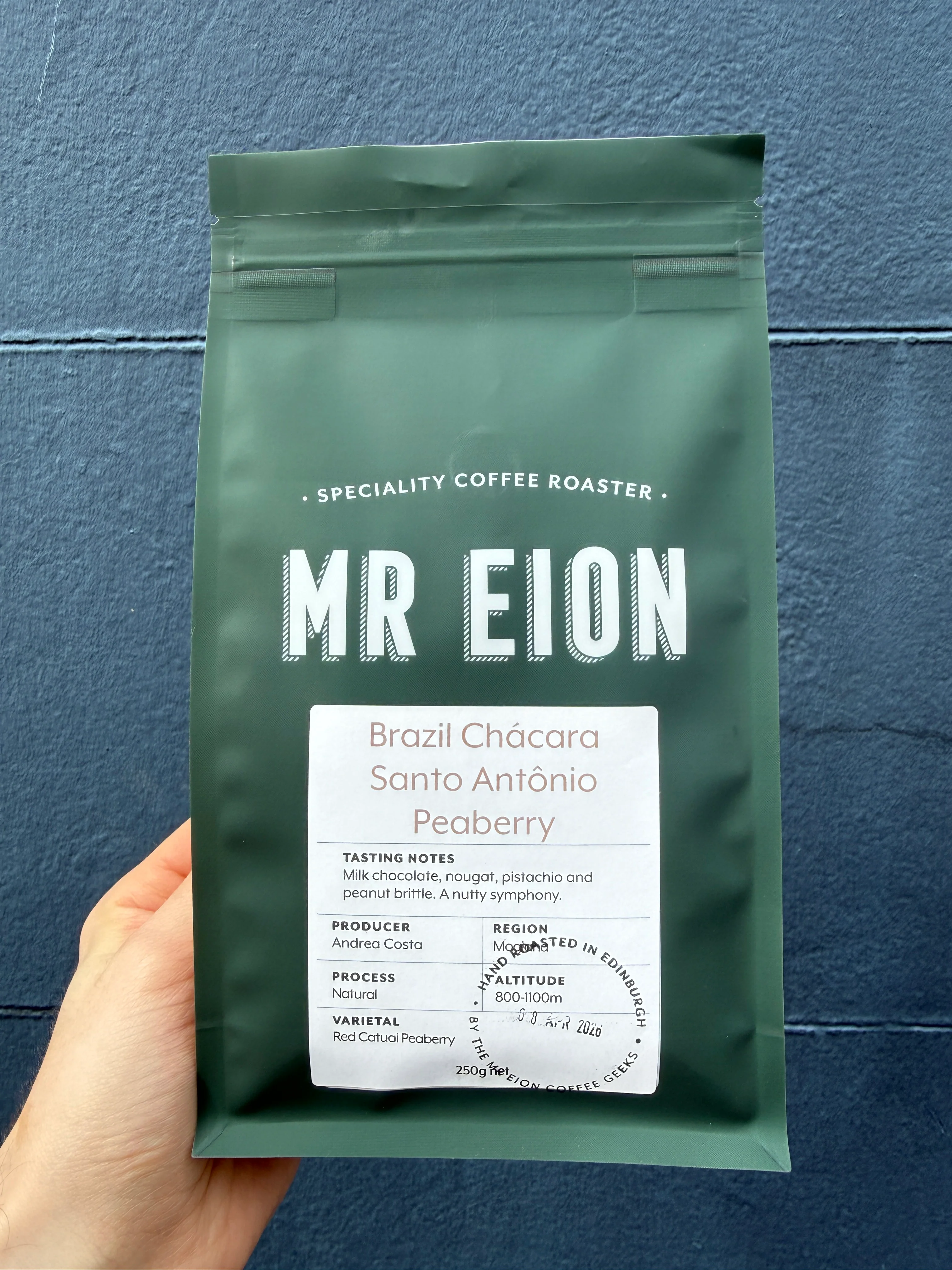 mreion Brazil Chacara Santo Antonio Peaberry