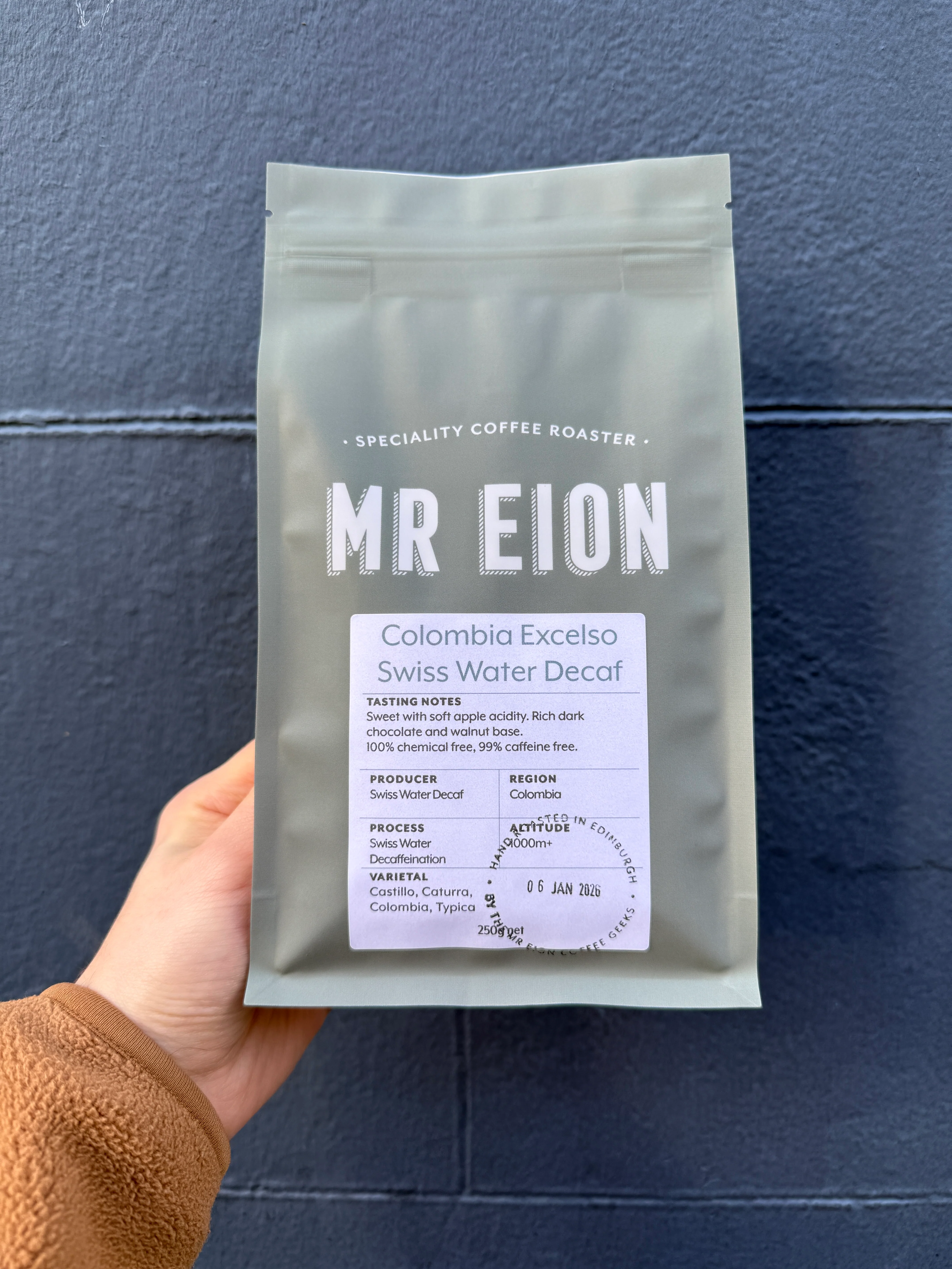 mreion Columbia Sugar Cane Decaf