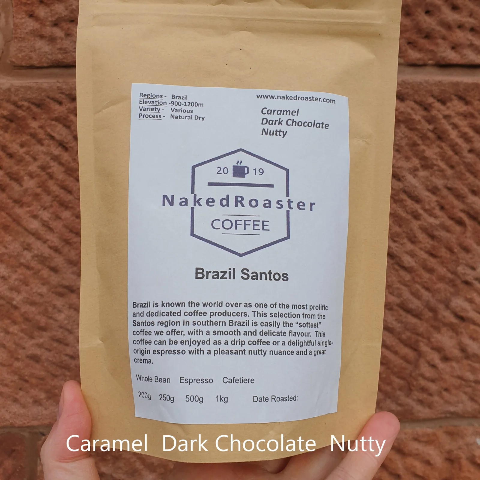 Naked Roaster Brazil Santos