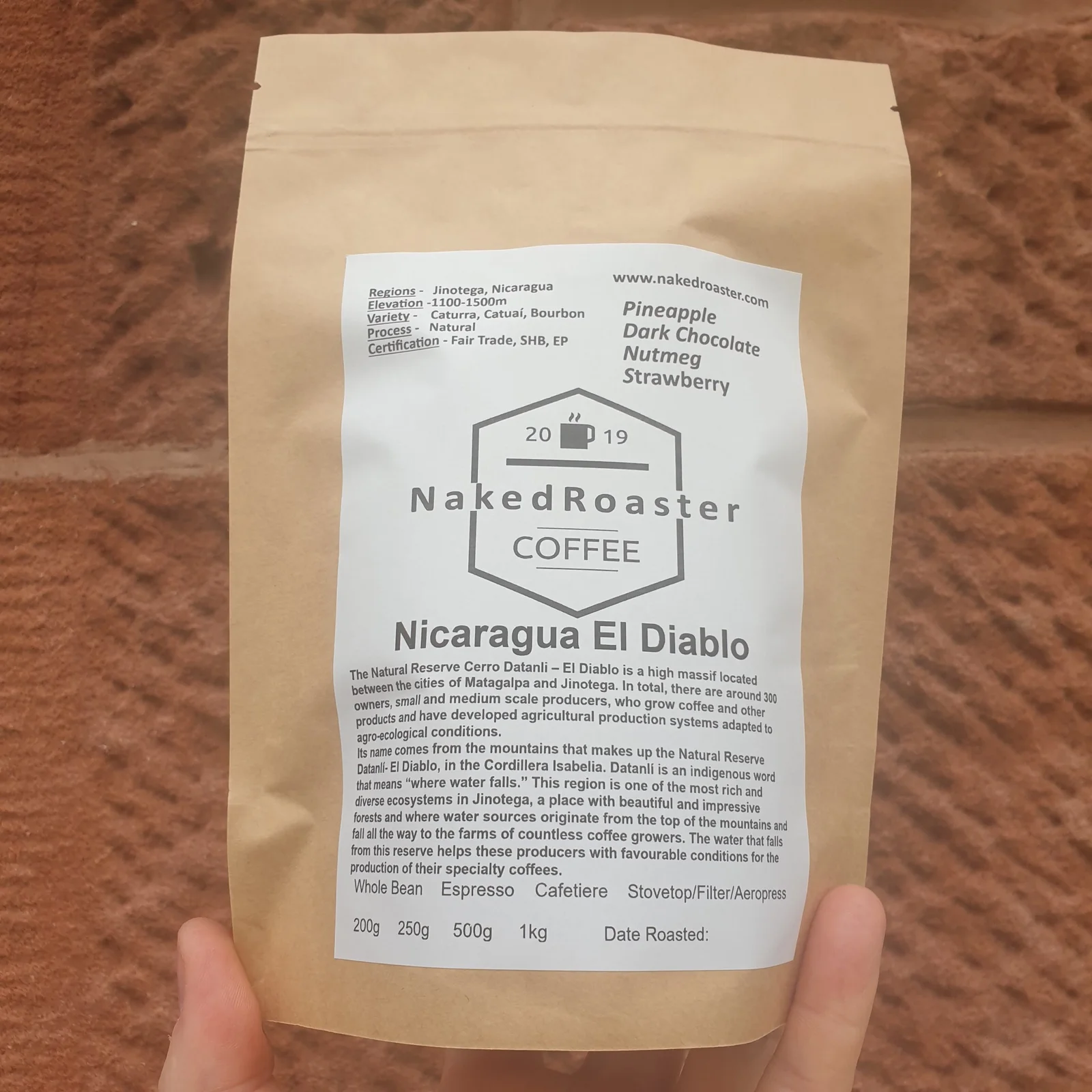 Naked Roaster Nicaragua El Diablo