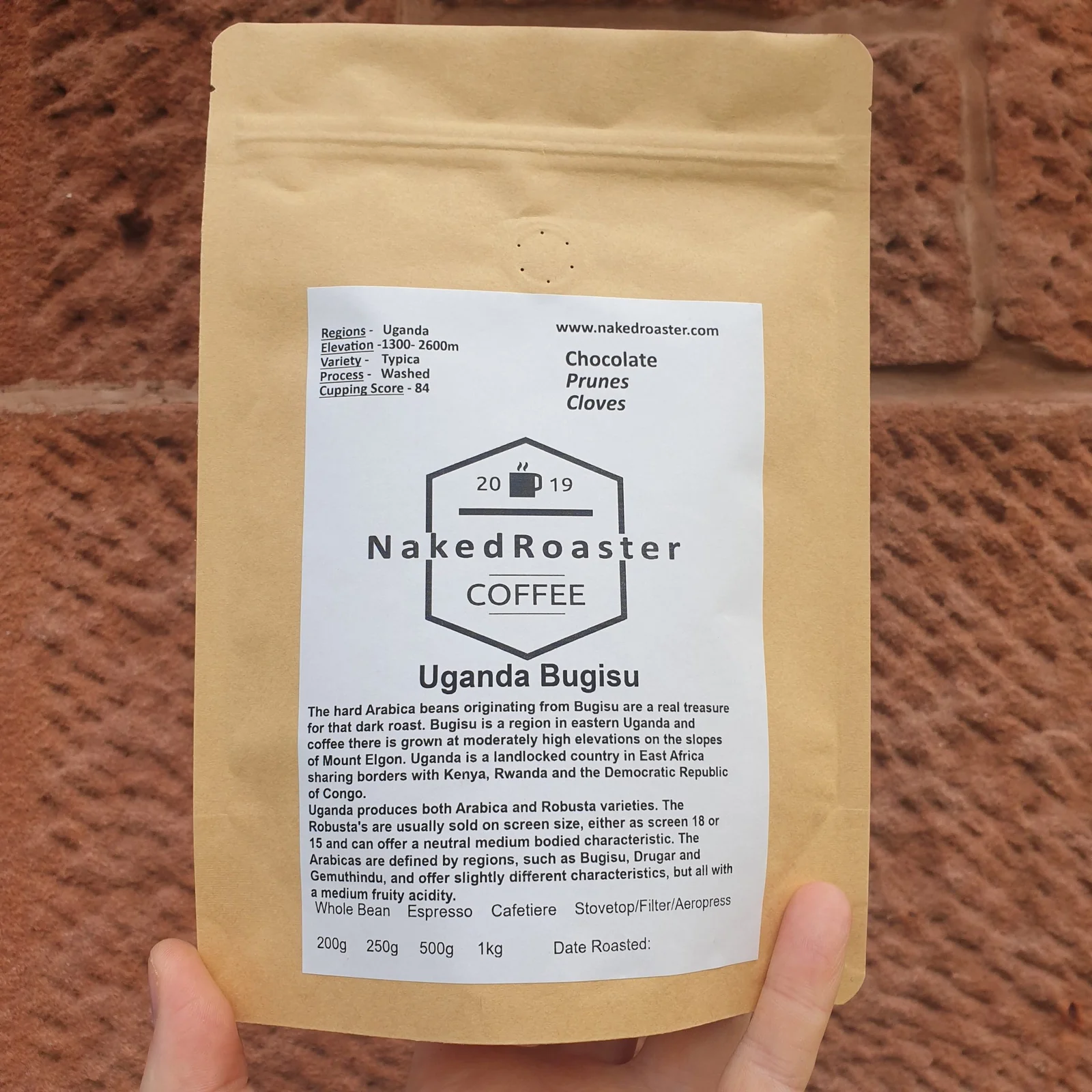 Naked Roaster Uganda Bugisu