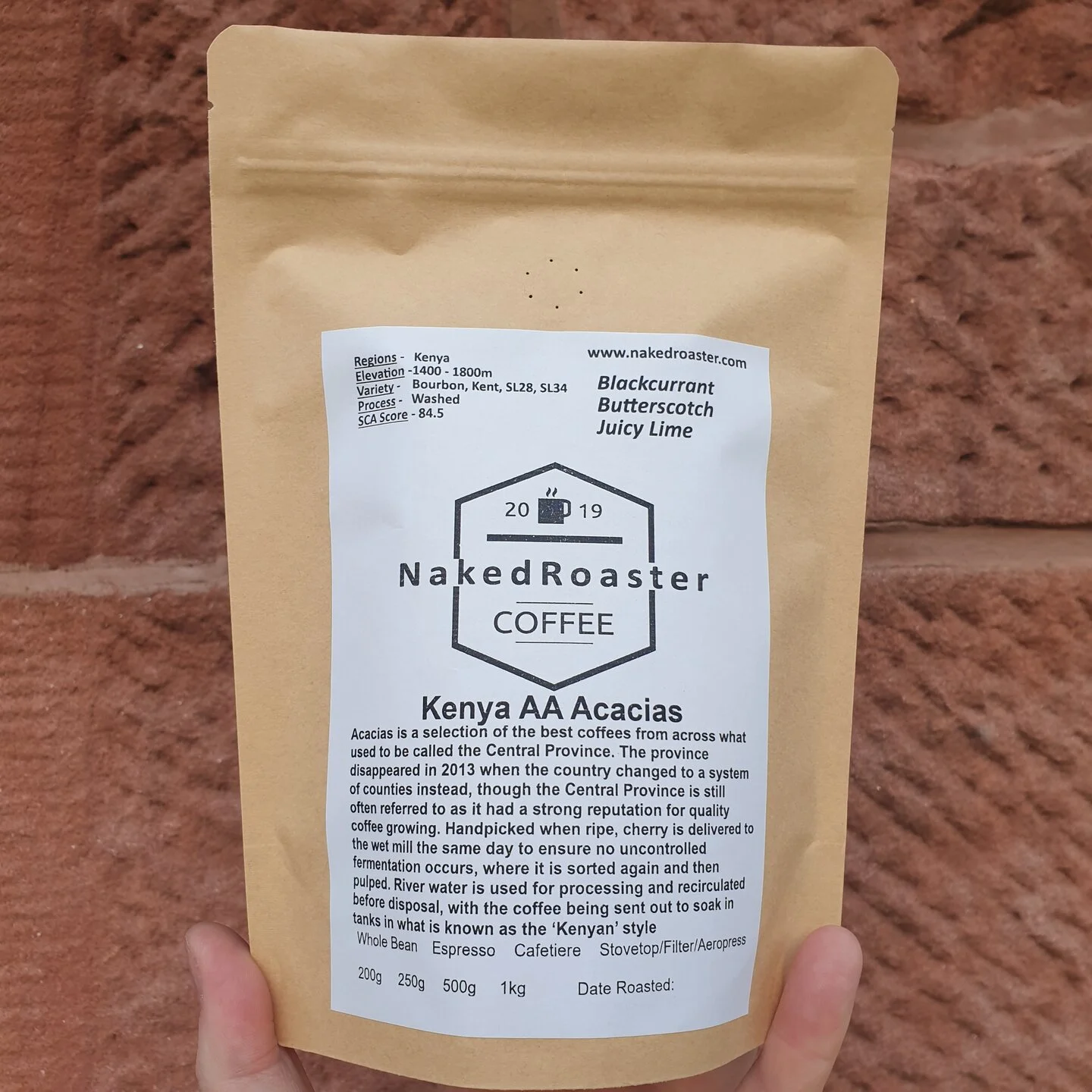 Naked Roaster Kenya AA Acacias