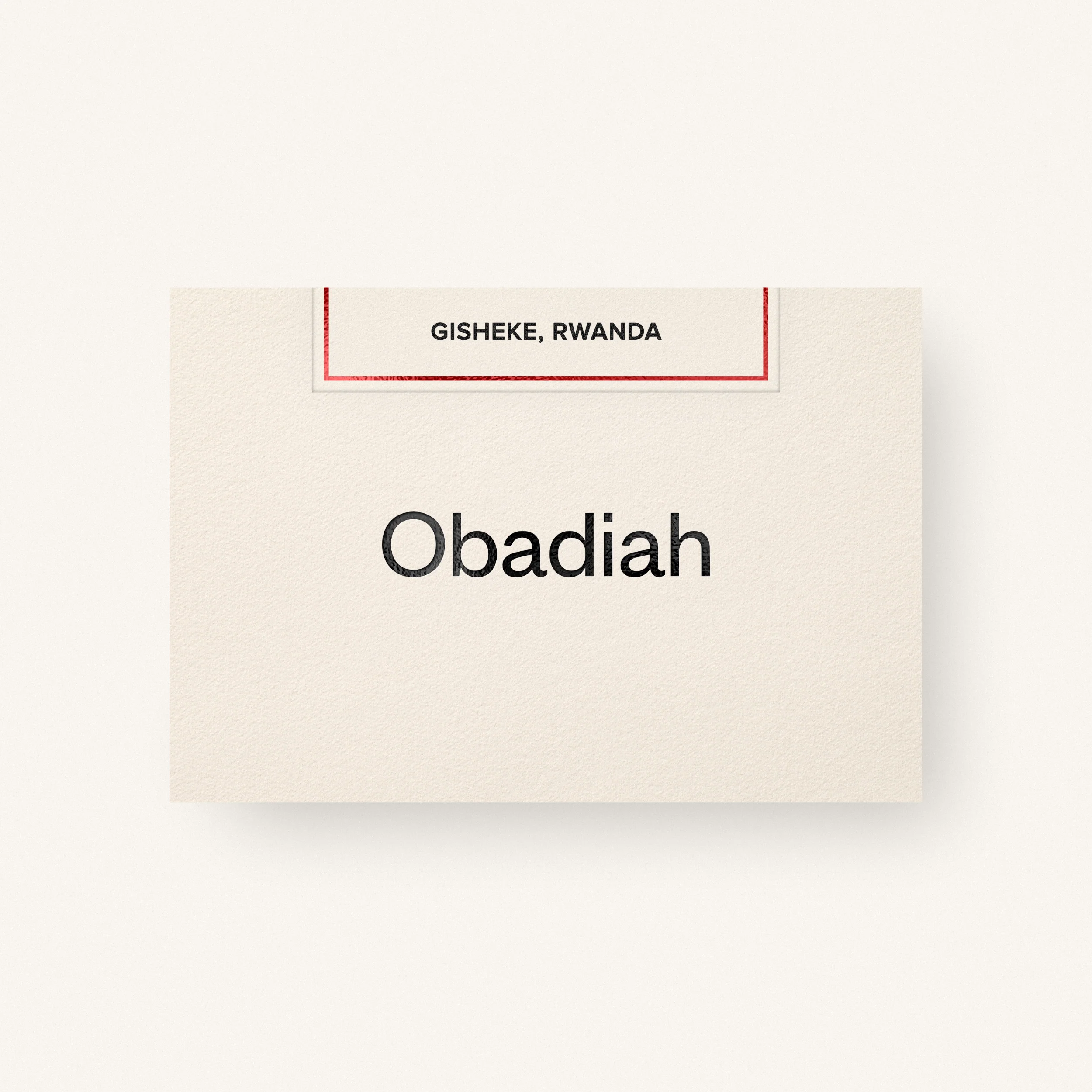 Obadiah Coffee Gisheke