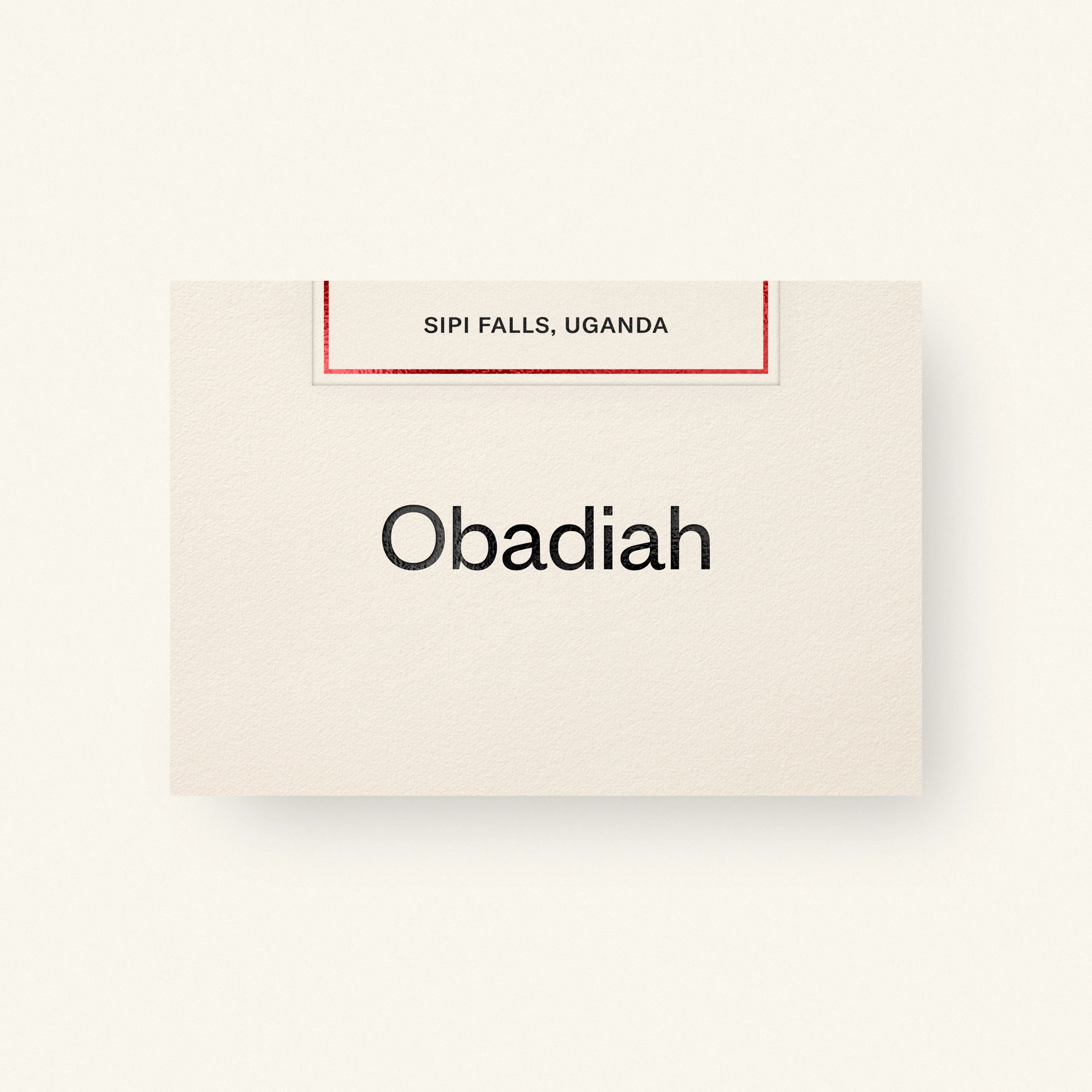 Obadiah Coffee Sipi Falls
