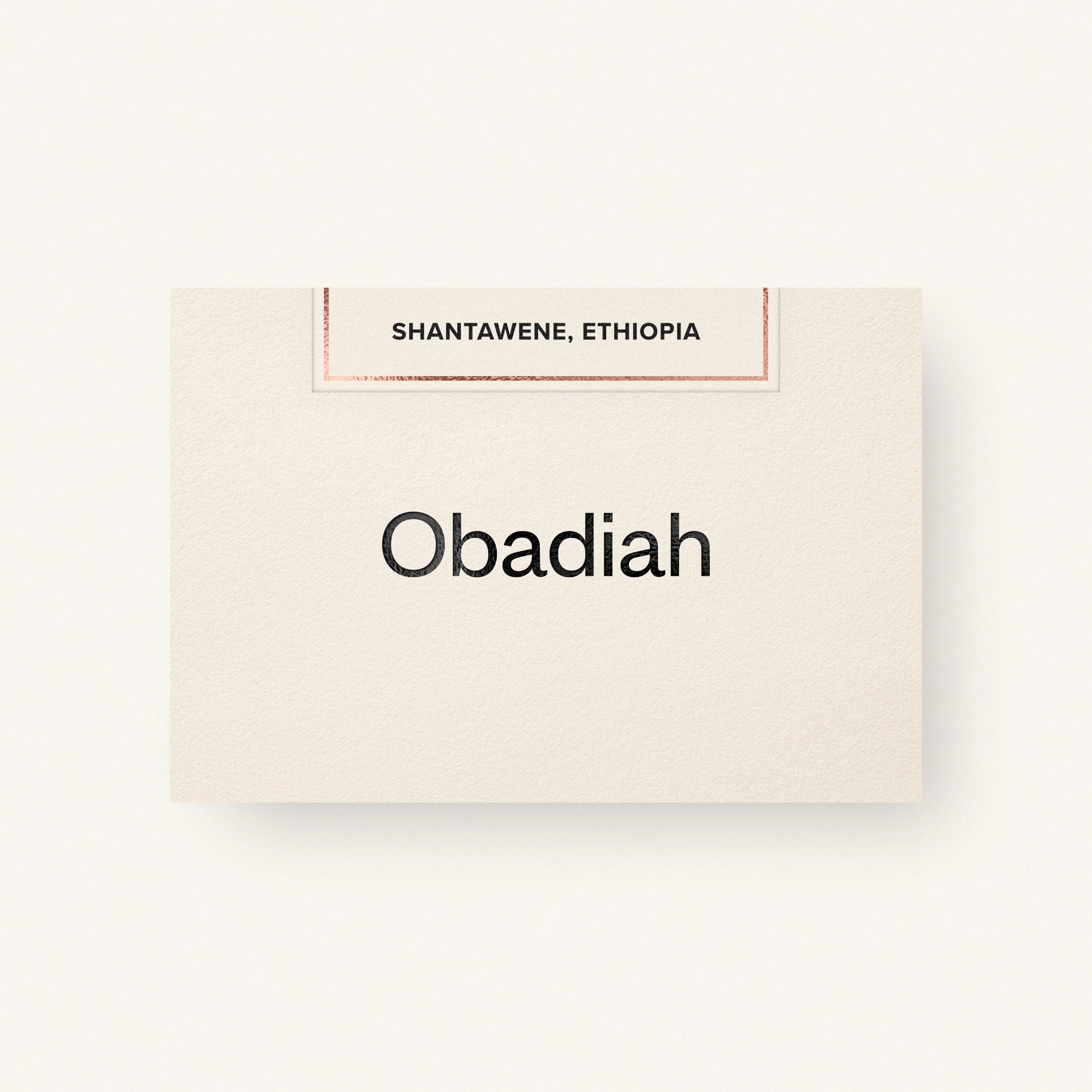 Obadiah Coffee Shantawene