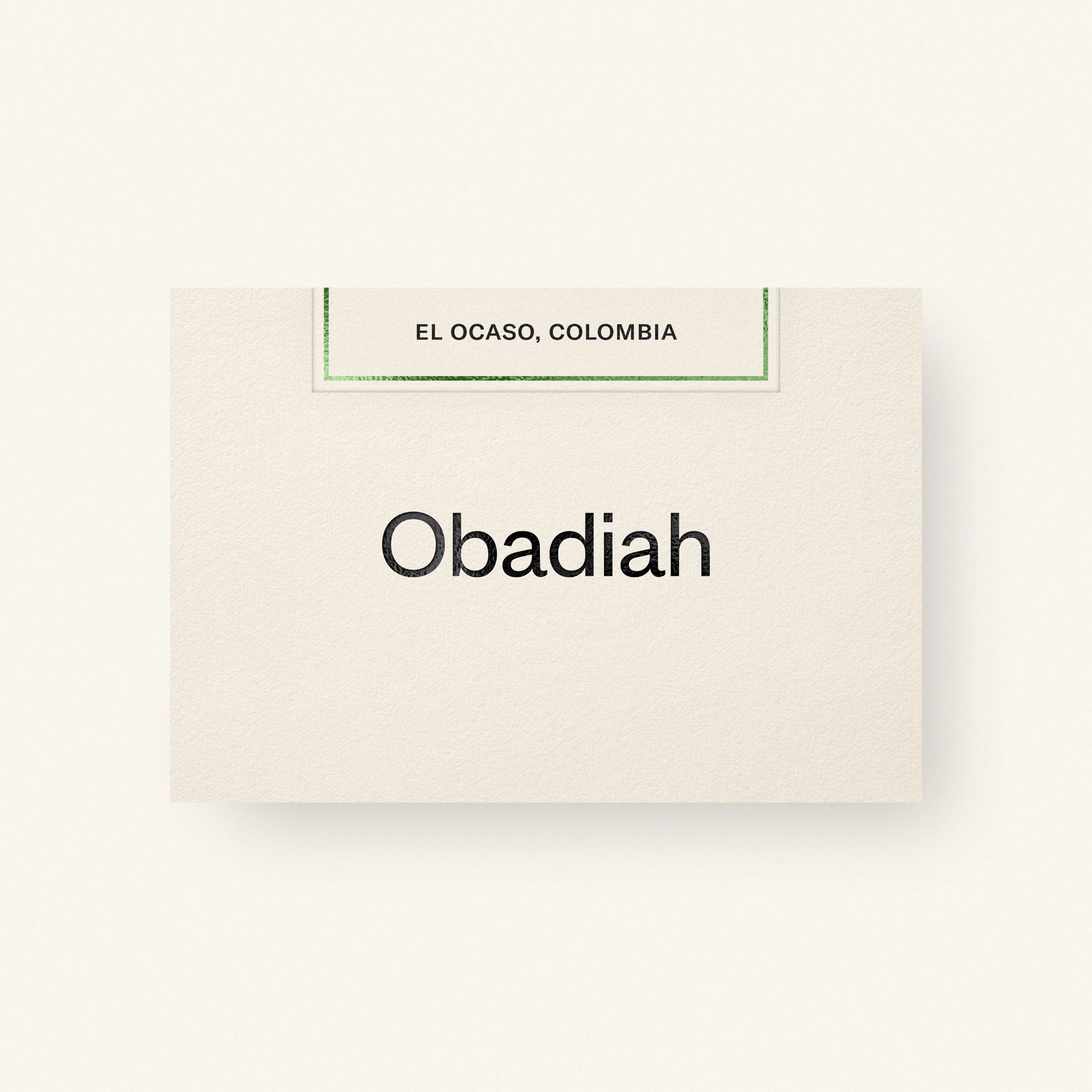 Obadiah Coffee El Ocaso