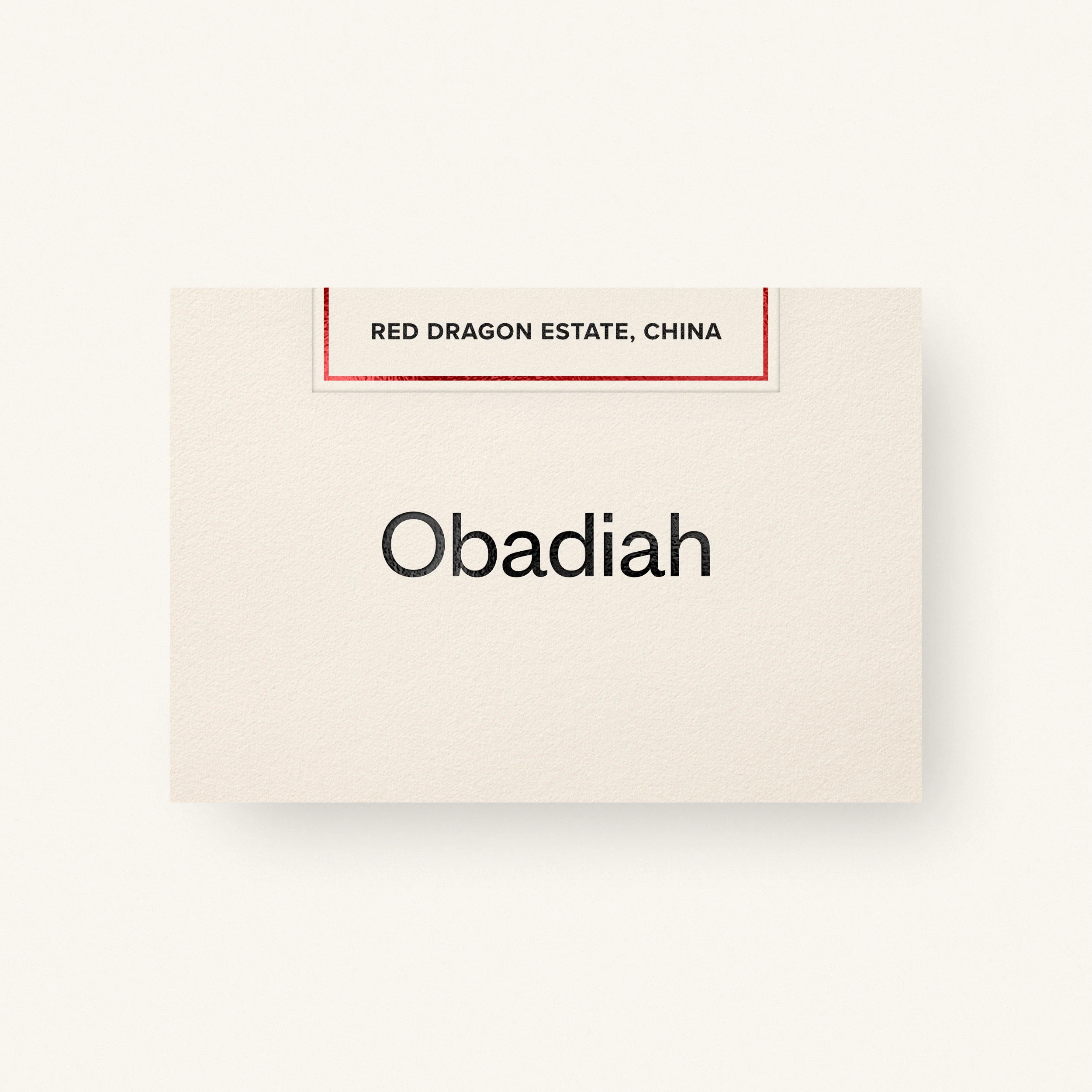 Obadiah Coffee Red Dragon Estate
