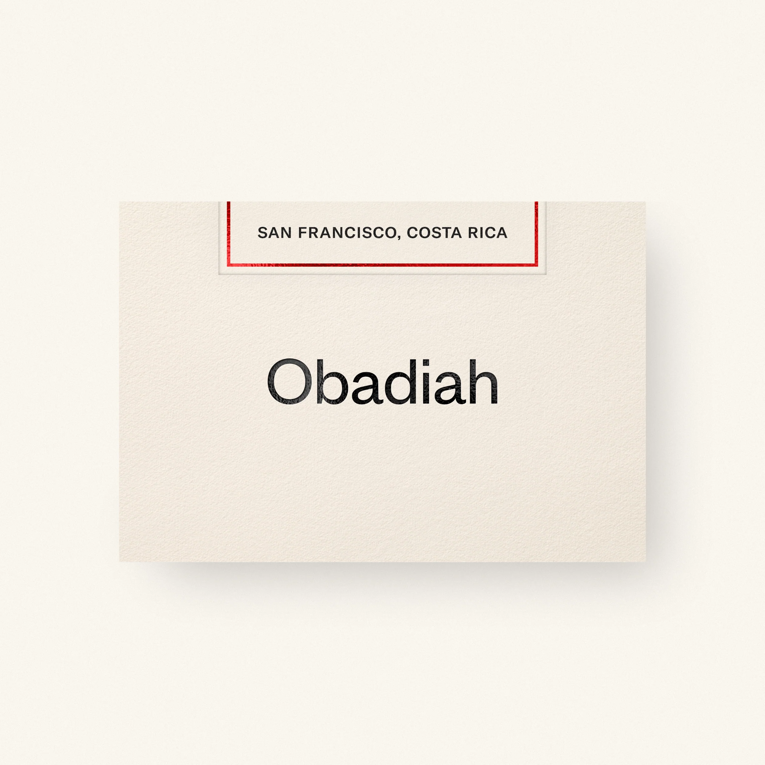 Obadiah Coffee San Francisco