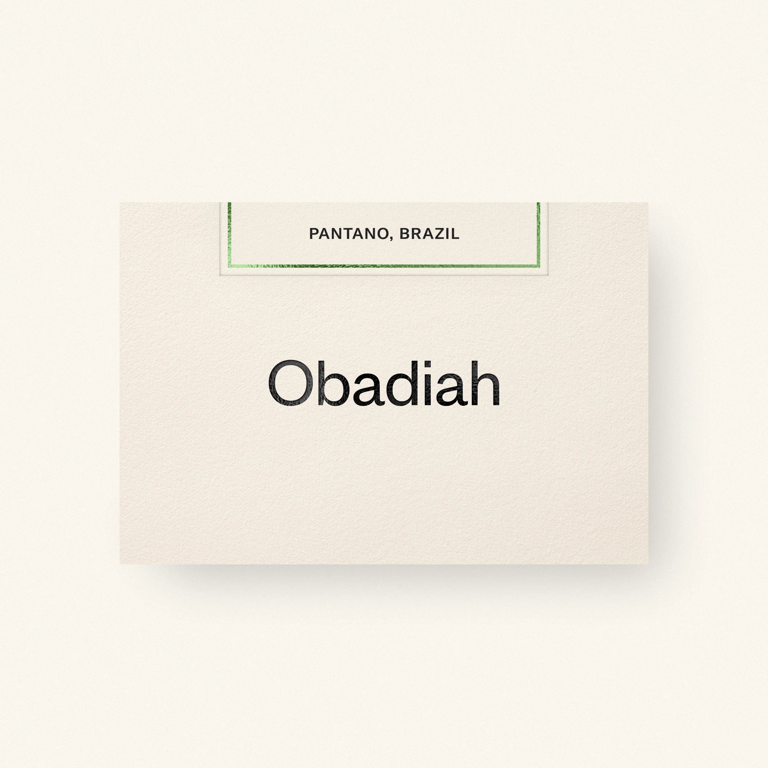 Obadiah Coffee Pantano