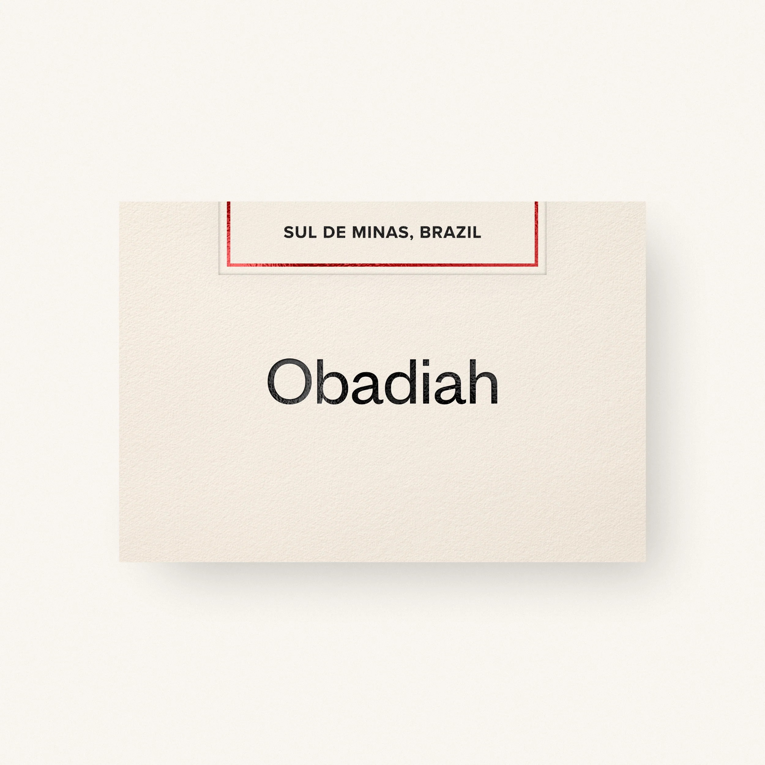 Obadiah Coffee Sul De Minas